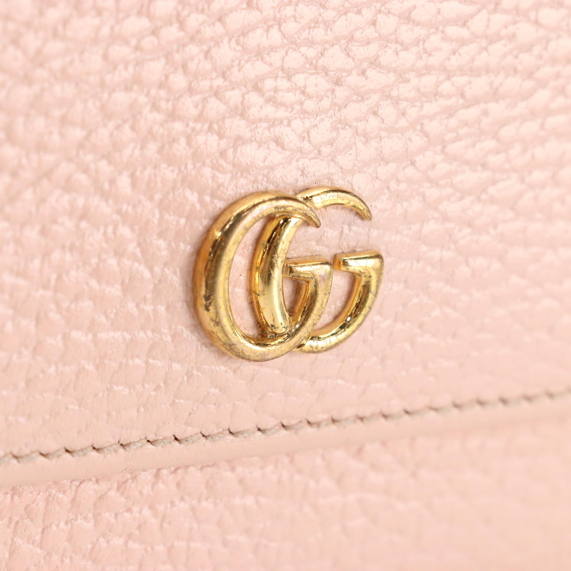 Gucci Grained Leather Continental Wallet