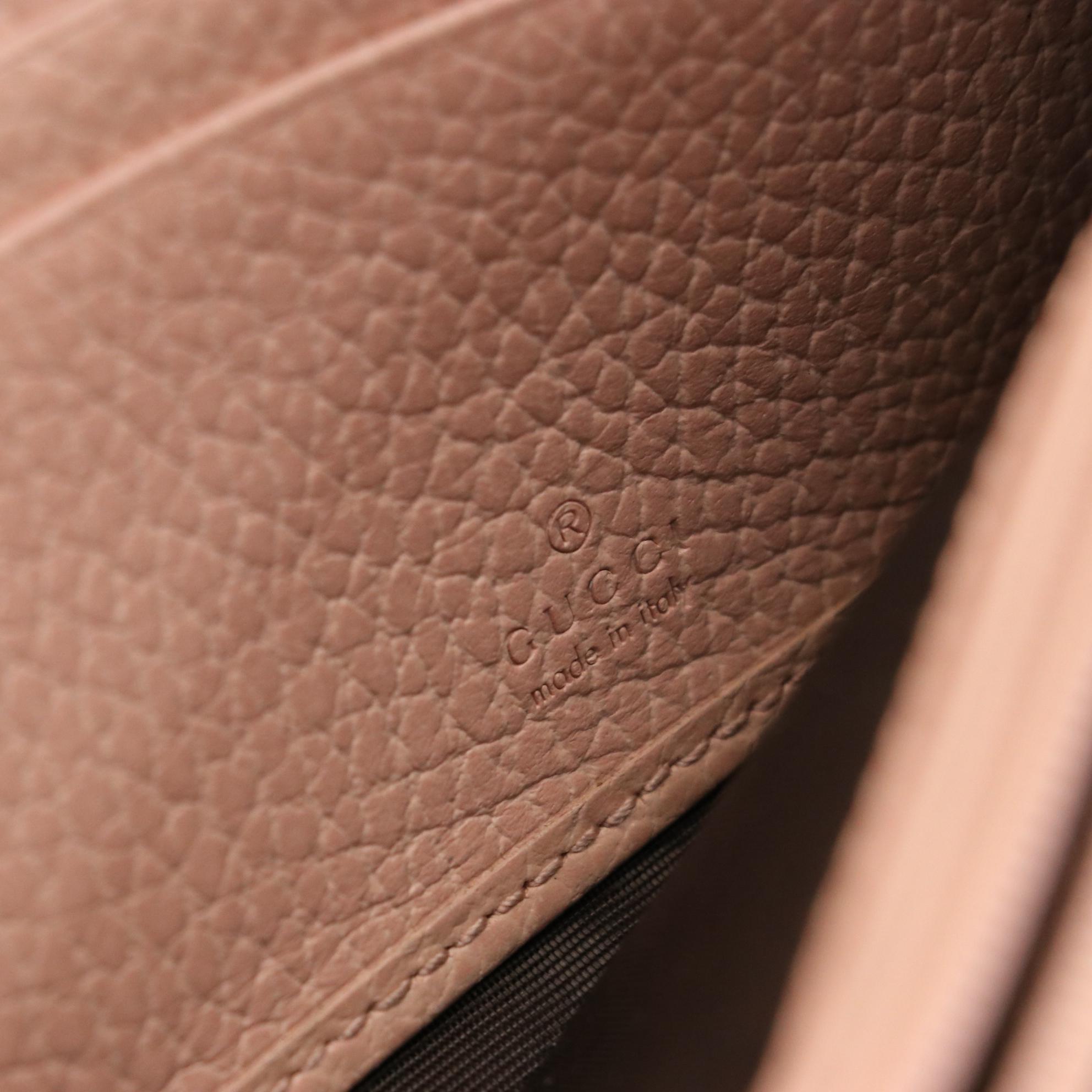 Gucci Grained Leather Continental Wallet