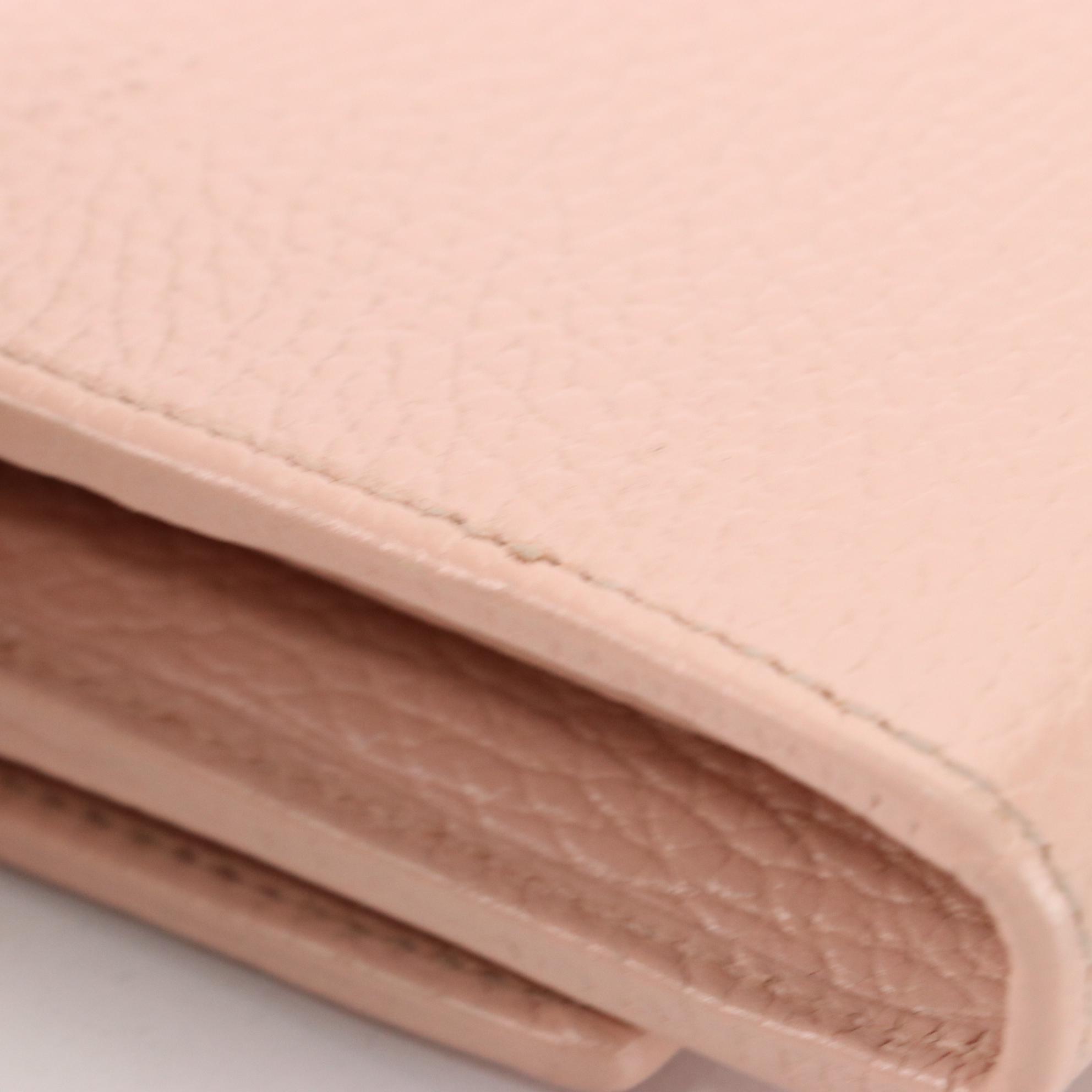 Gucci Grained Leather Continental Wallet