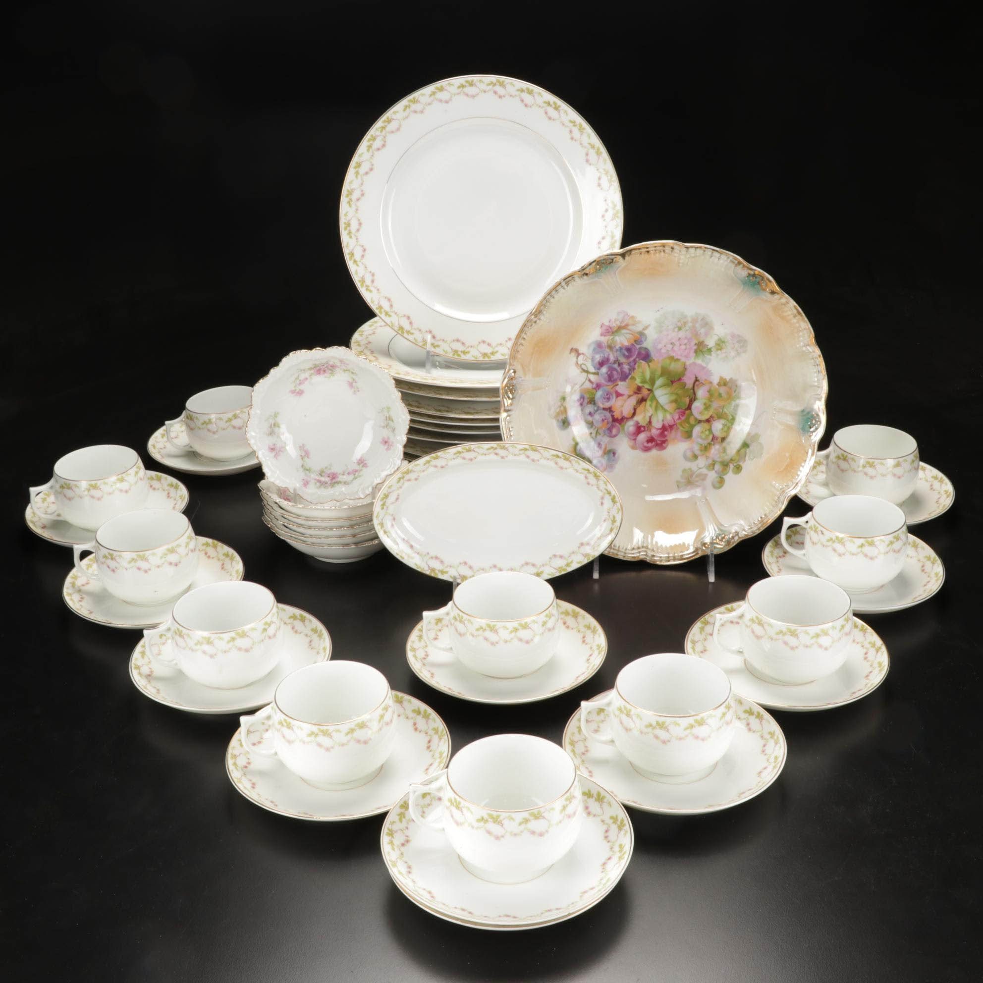 Jaeger & Co. Porcelain Dinnerware and More, Early to Mid 20th Century