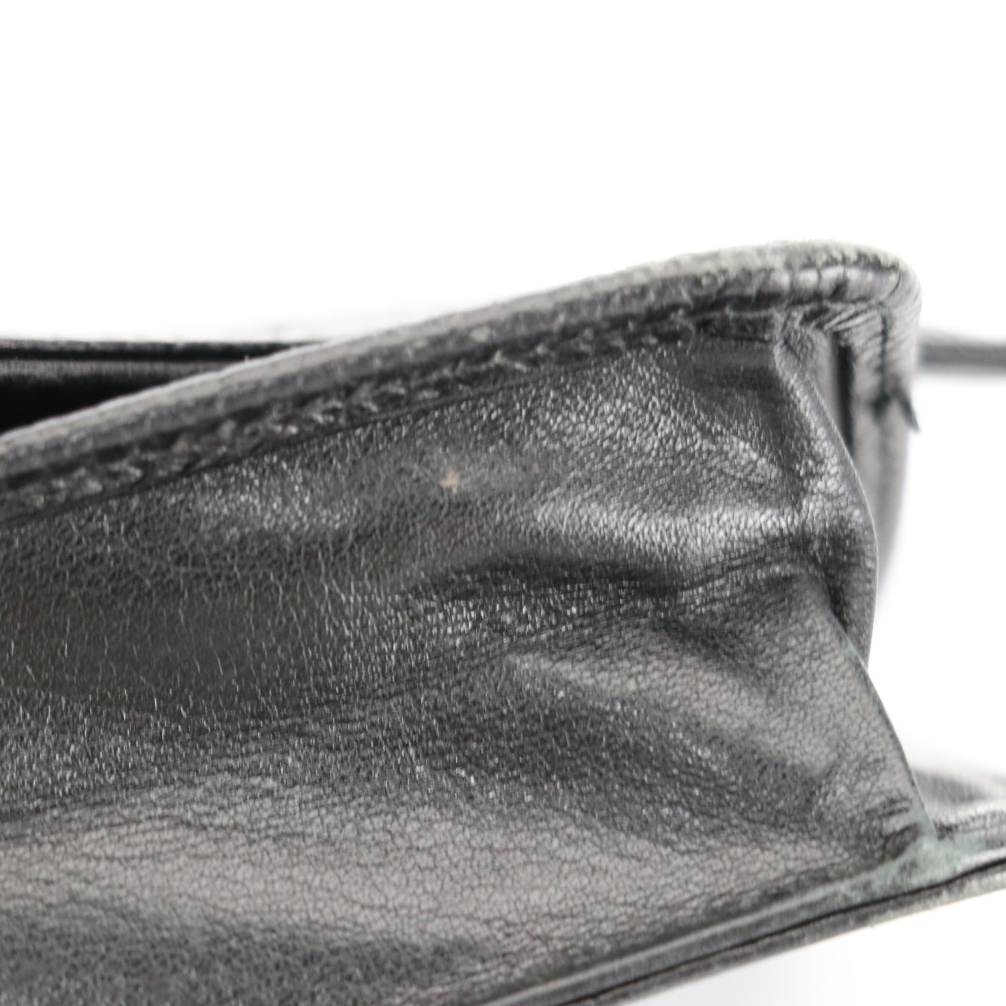 Chanel Timeless Round Flap Wallet in Caviar Leather