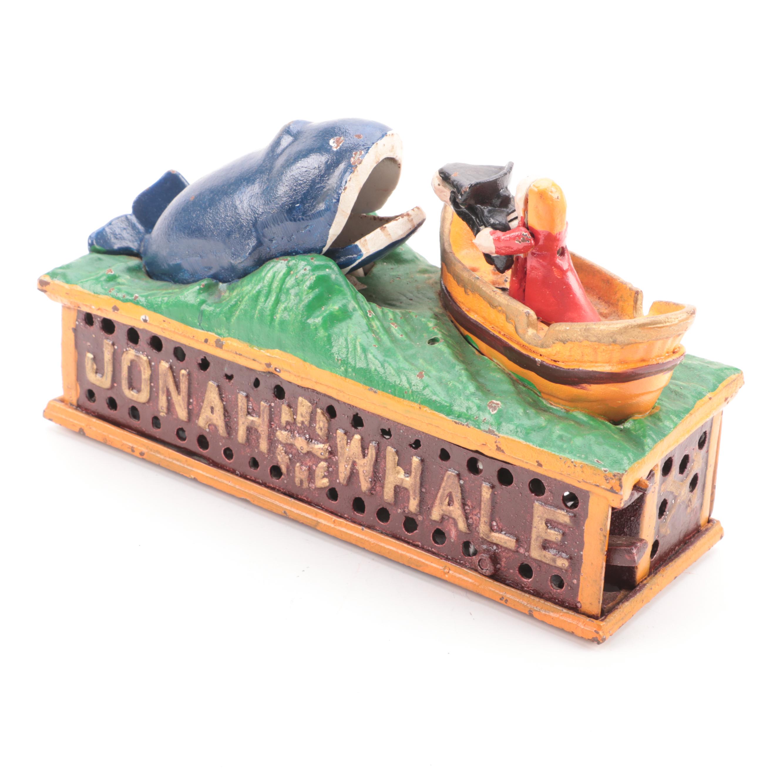 Jonah and The Whale Mechanical Coin Bank