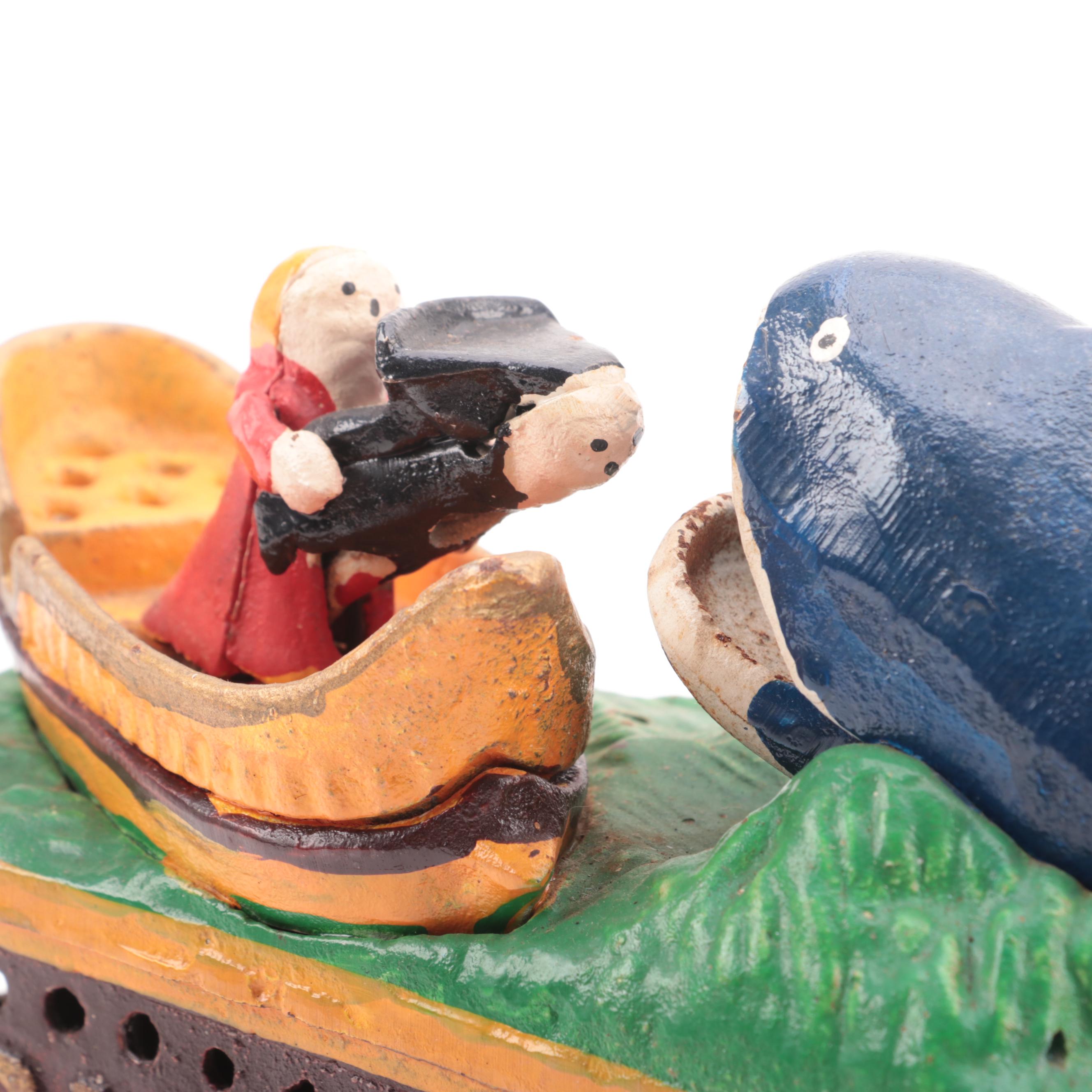 Jonah and The Whale Mechanical Coin Bank