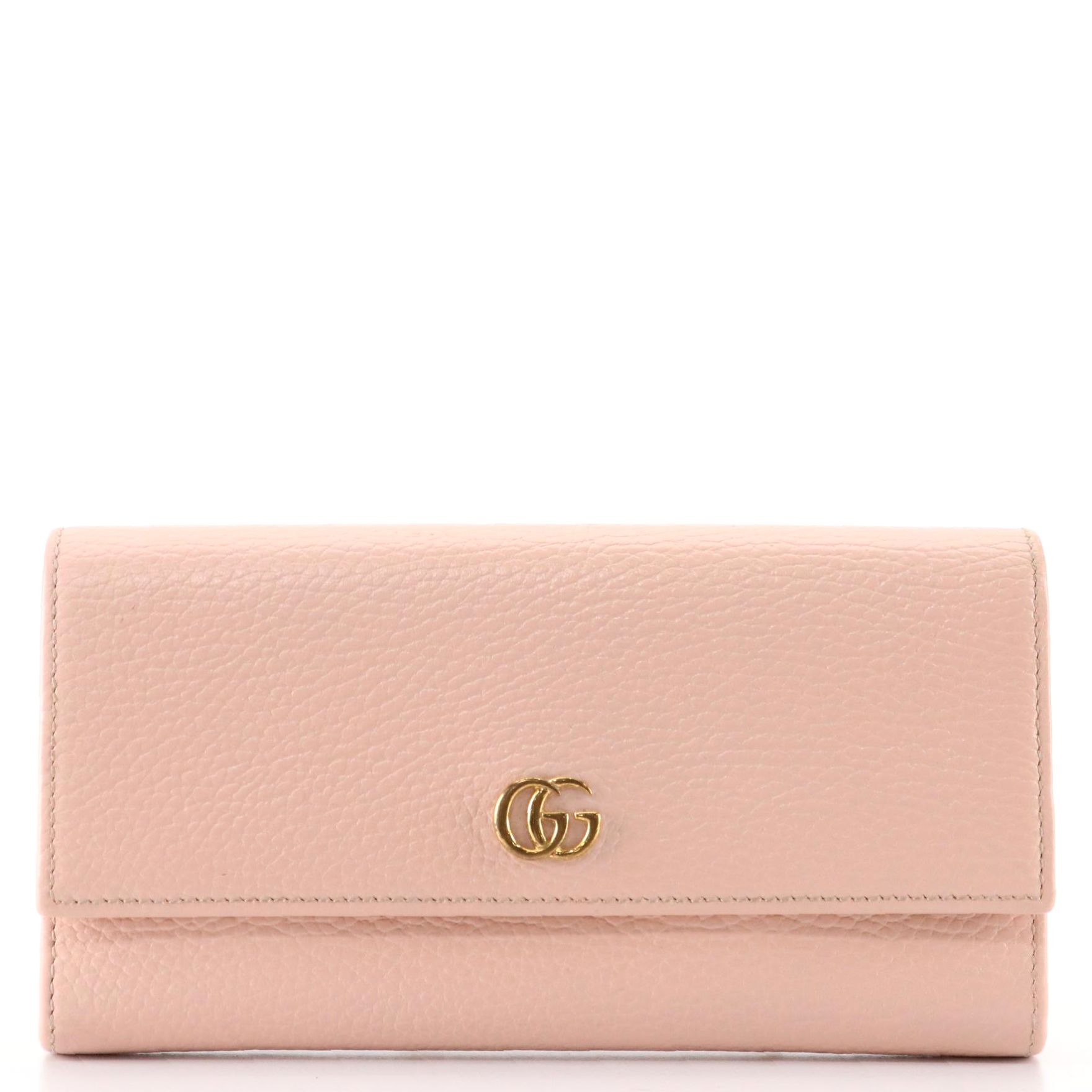 Gucci Grained Leather Continental Wallet