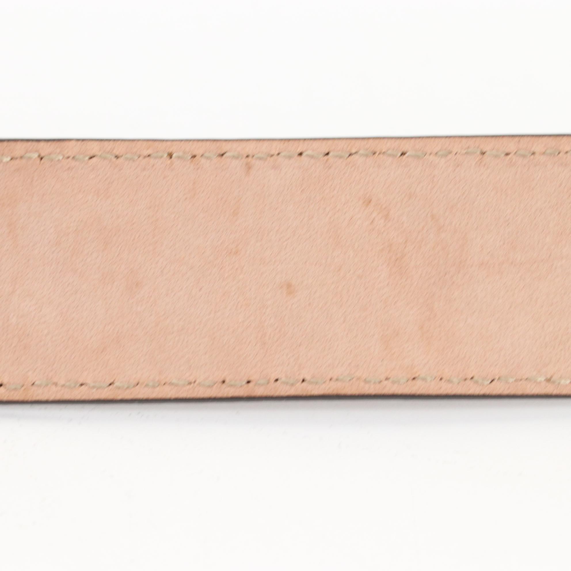 Gucci Web Canvas and Leather Belt