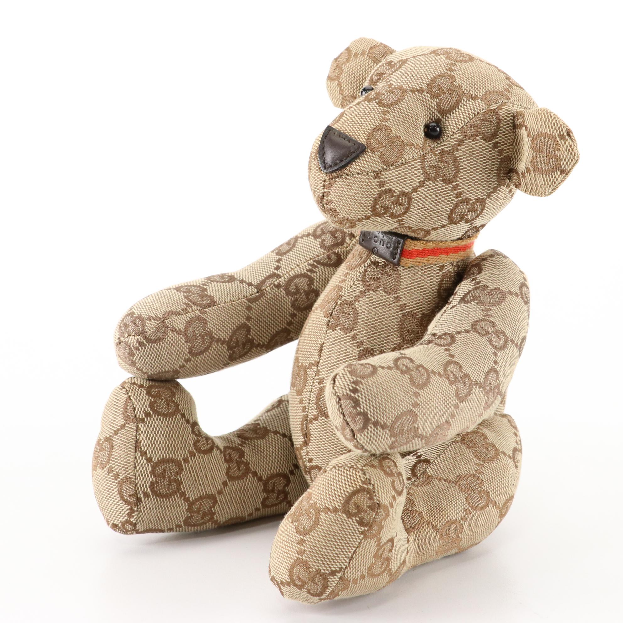 Gucci GG Canvas Teddy Bear