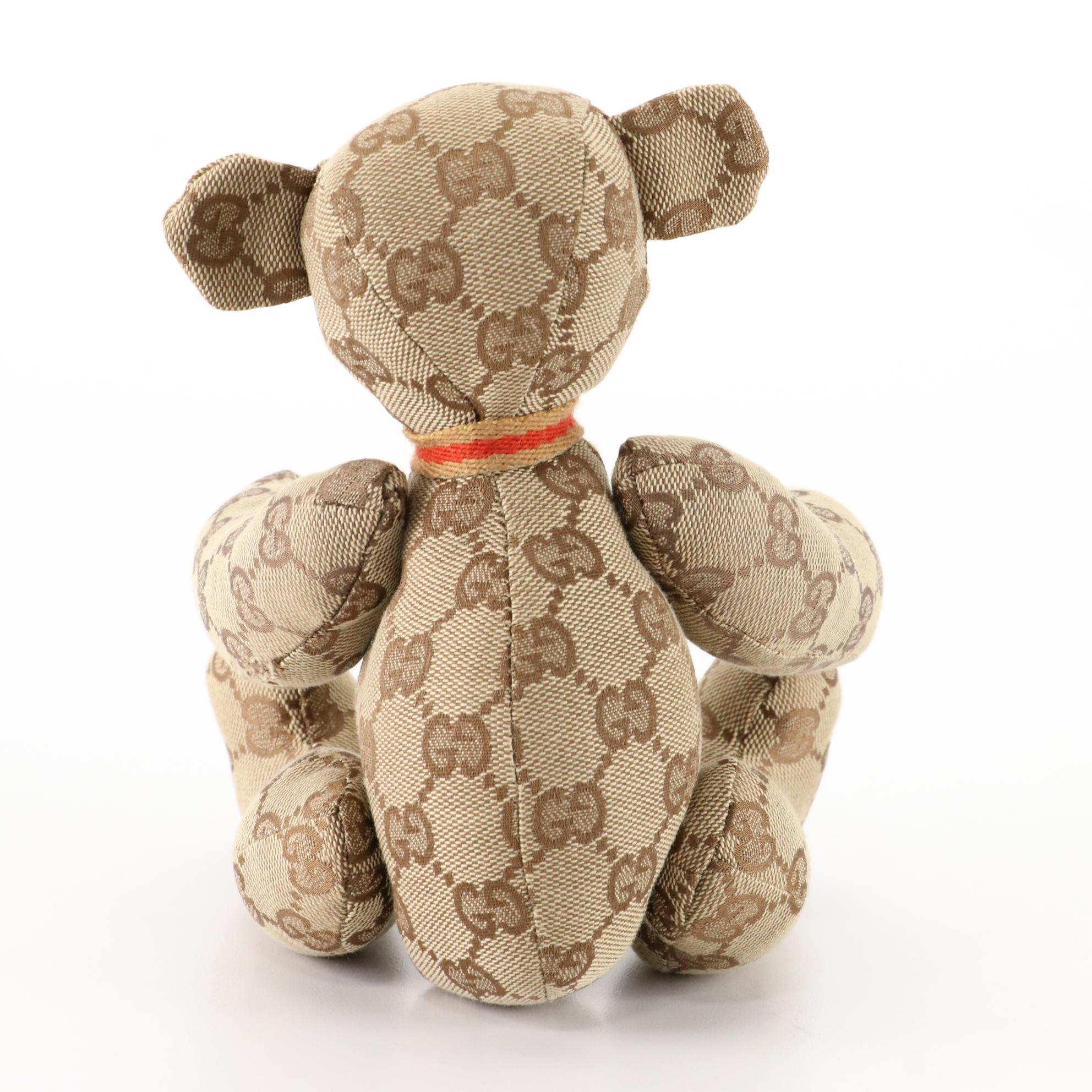 Gucci GG Canvas Teddy Bear