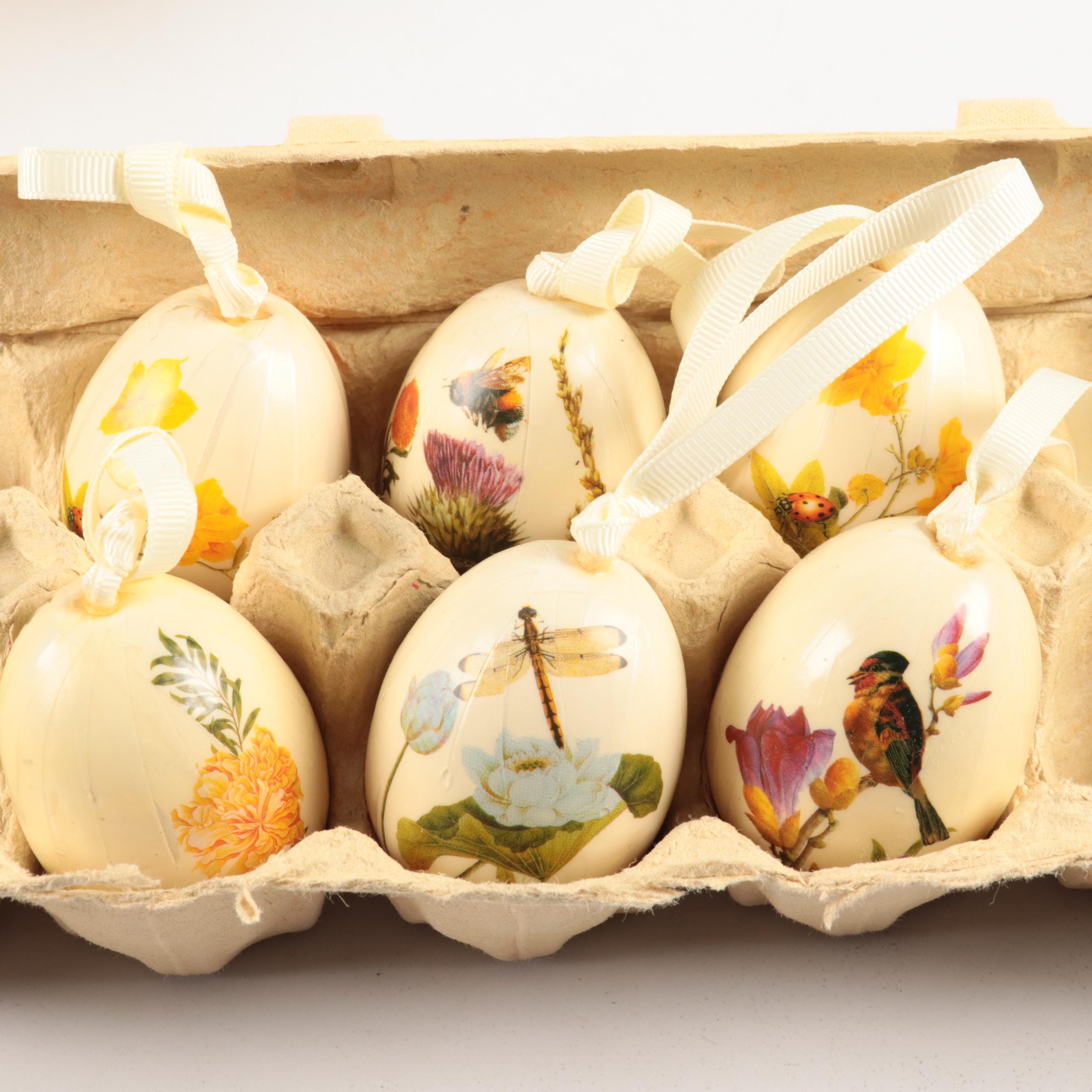 Hand-Painted Easter Eggs With Rabbit Art Work, Furry Chicks and More
