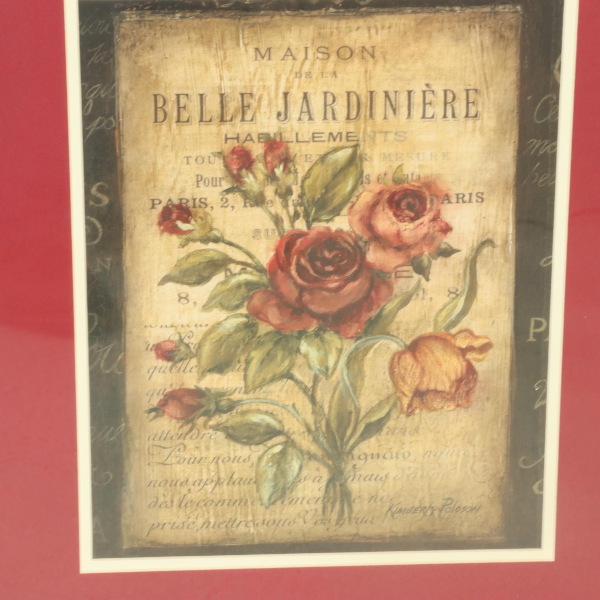 Floral Offset Lithographs After Kimberly Poloson and Igor Levashov, 21st Century