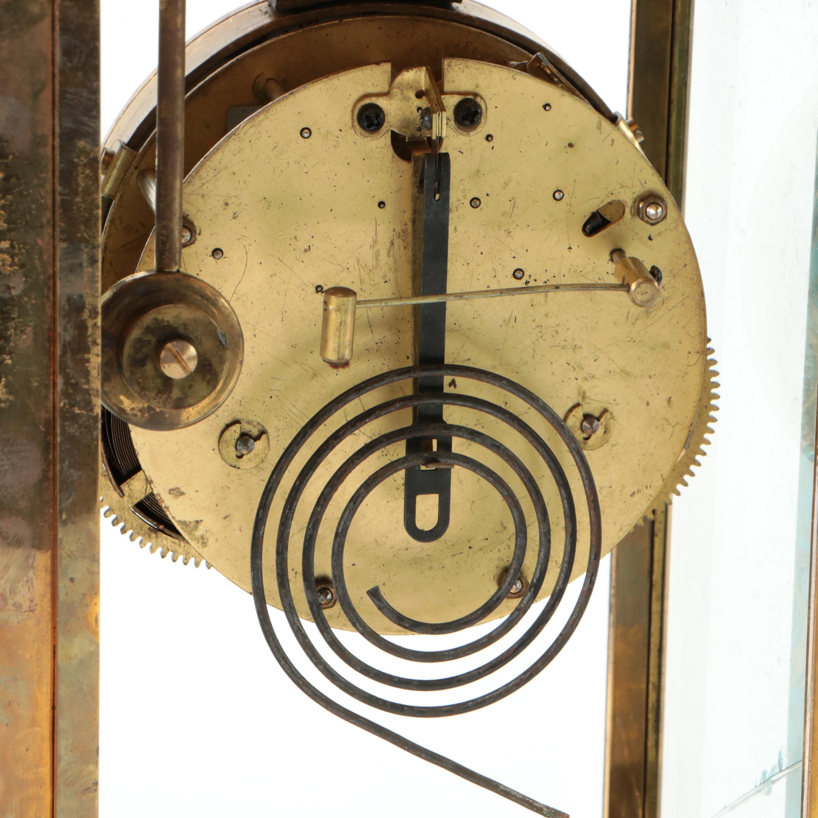French Style Chinese Cloisonné Enamel Carriage Clock, Mid to Late 20th Century