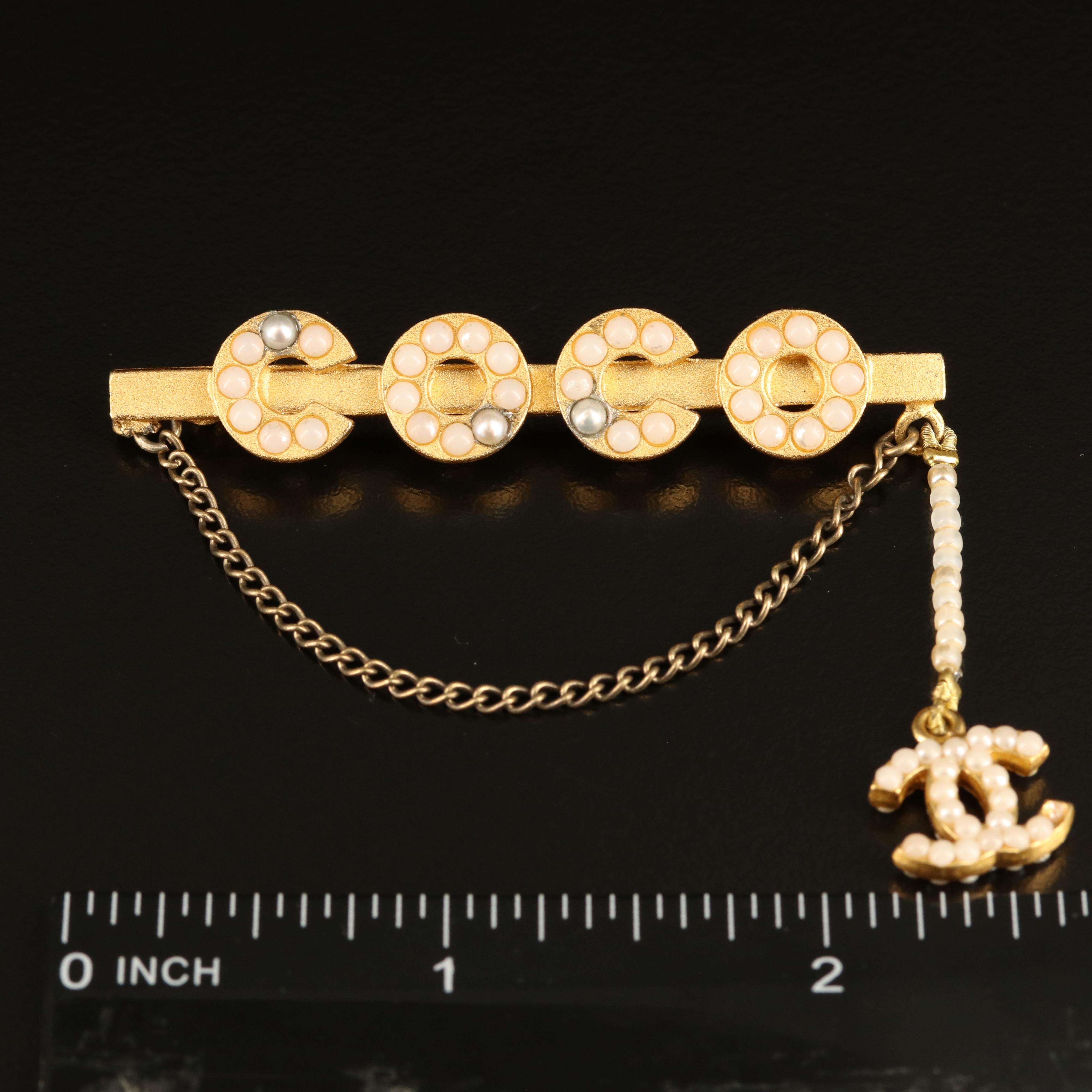 Chanel "Coco" Bar Pin