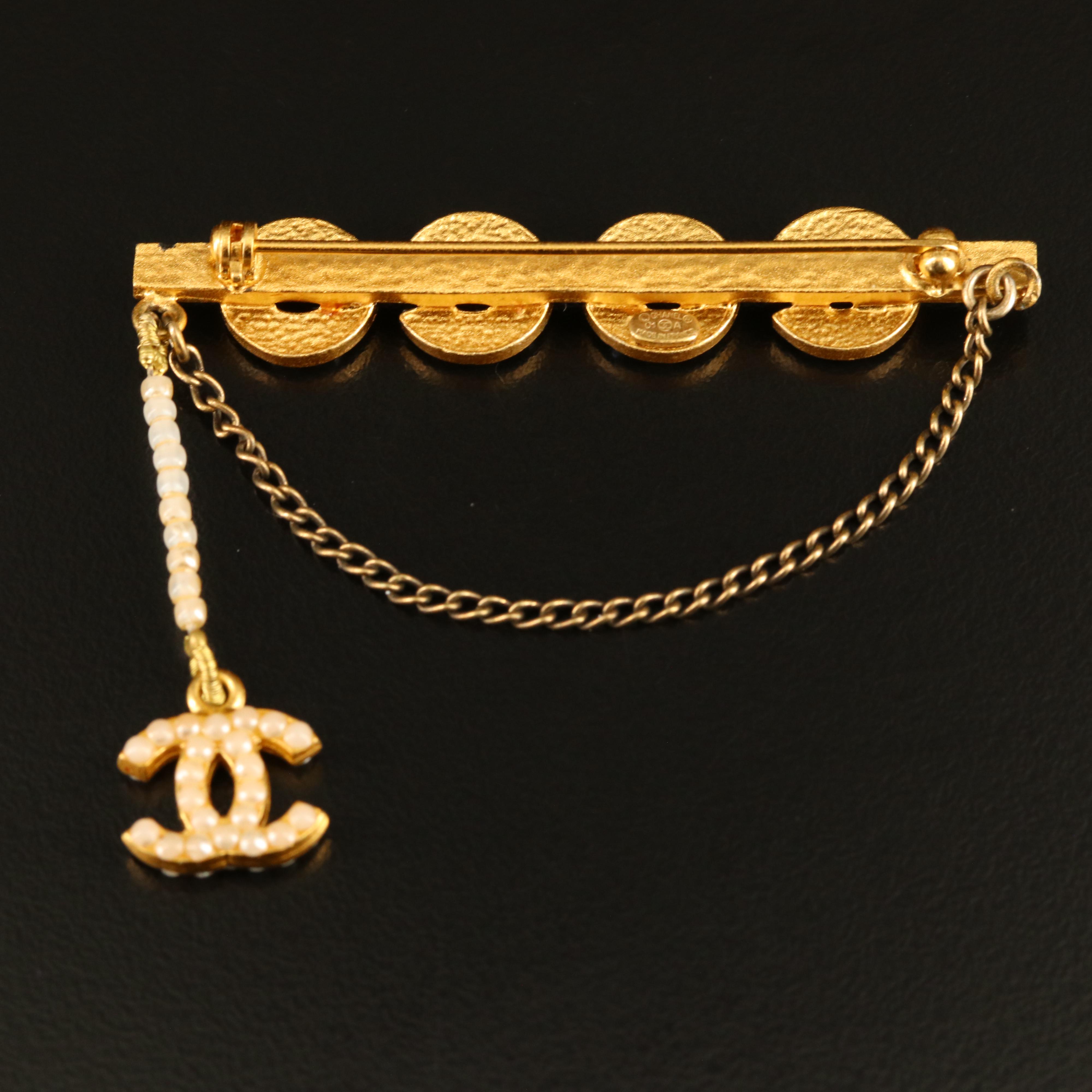 Chanel "Coco" Bar Pin