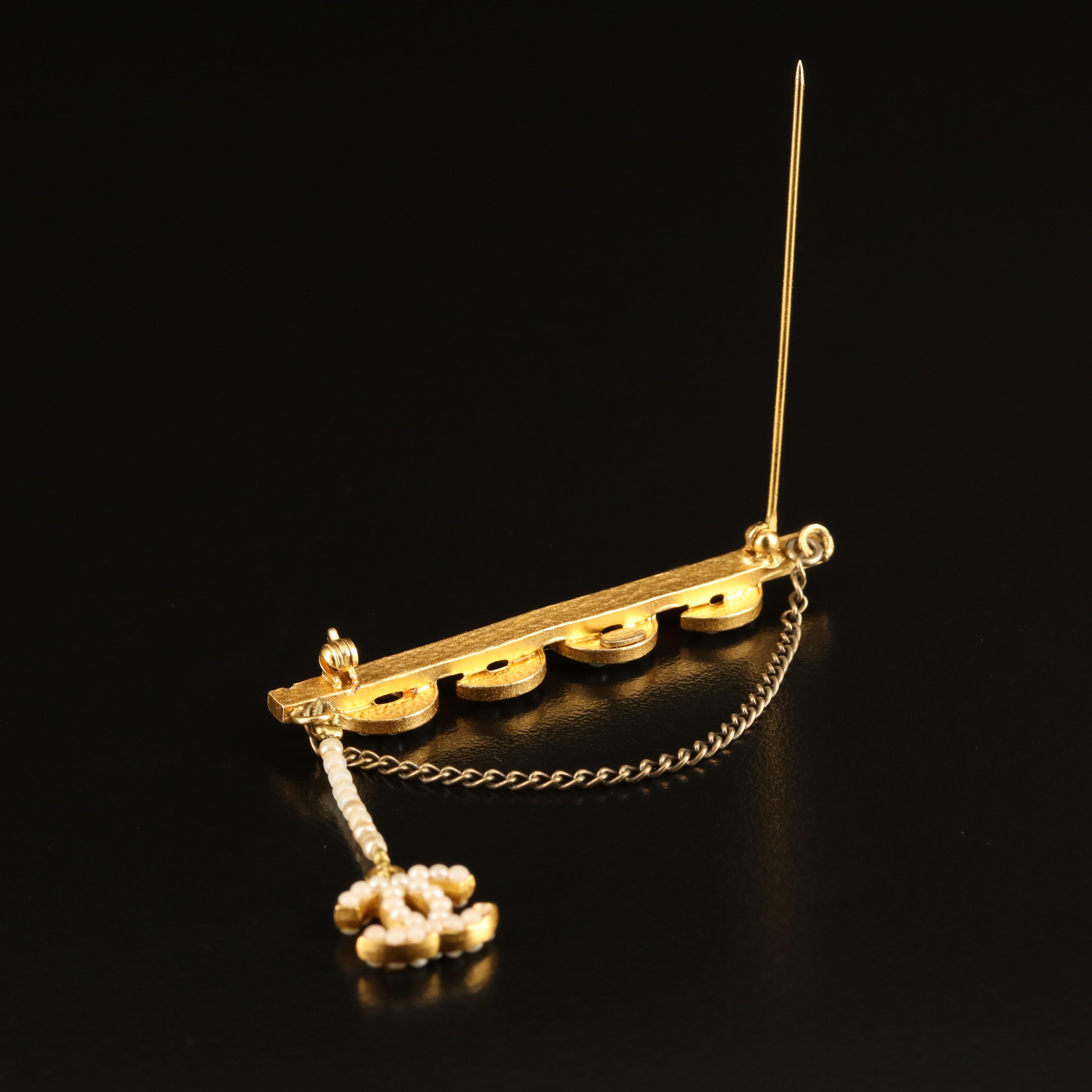 Chanel "Coco" Bar Pin