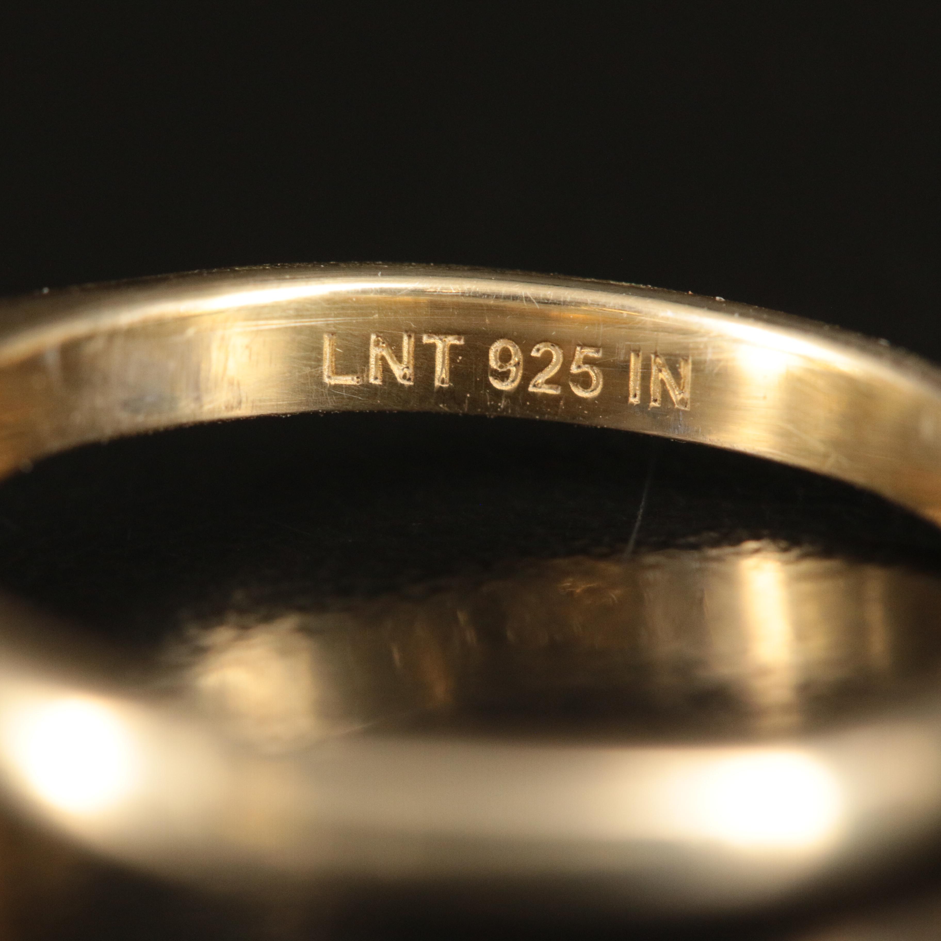 Sterling Moissanite Solitaire Ring