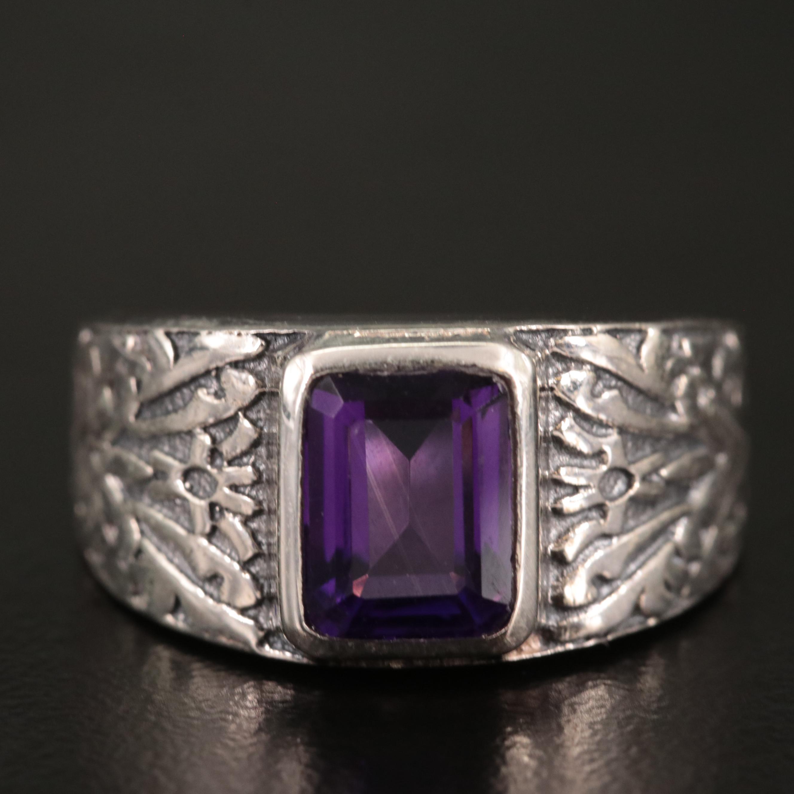Sterling Amethyst Ring