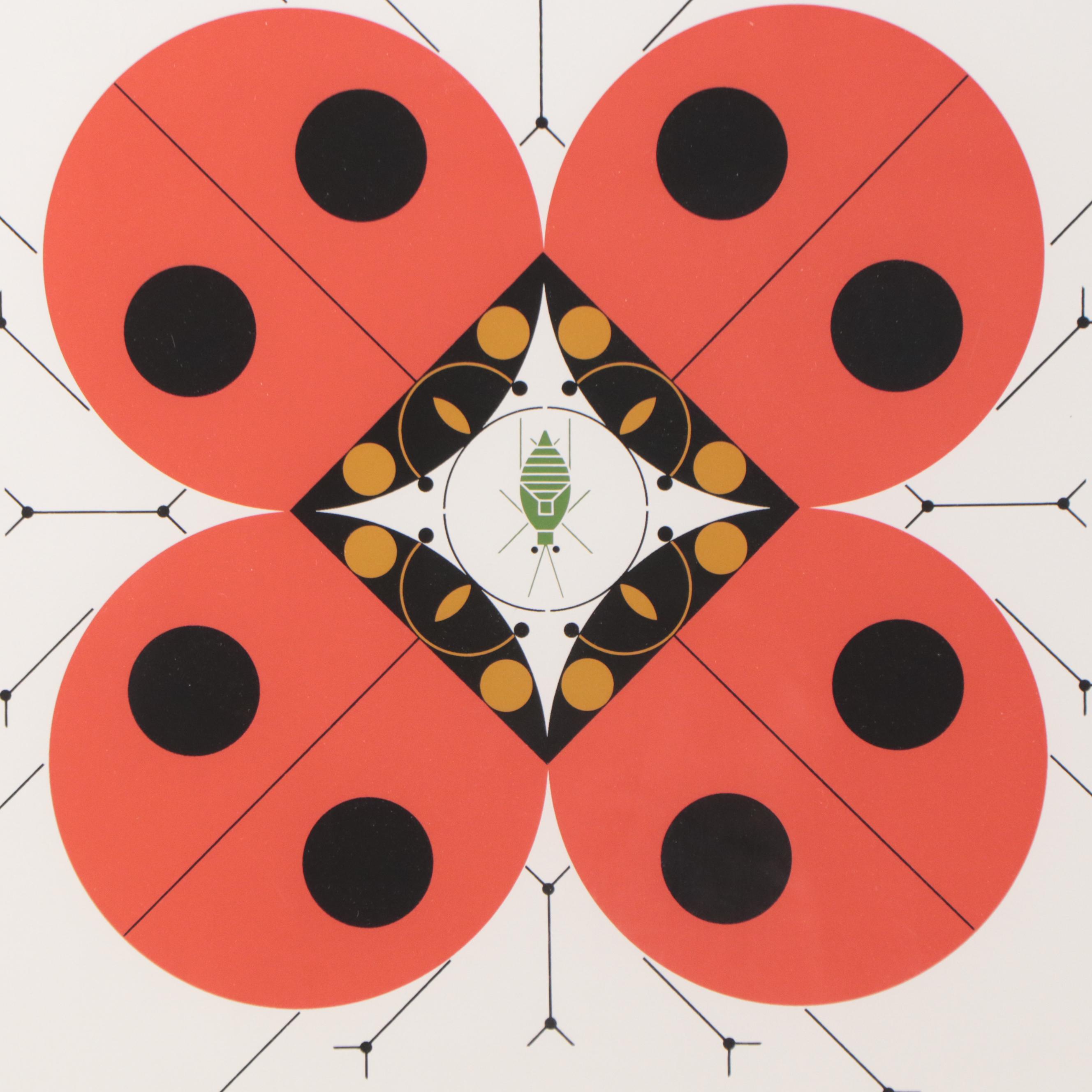 Charley Harper Serigraph "Last Aphid"