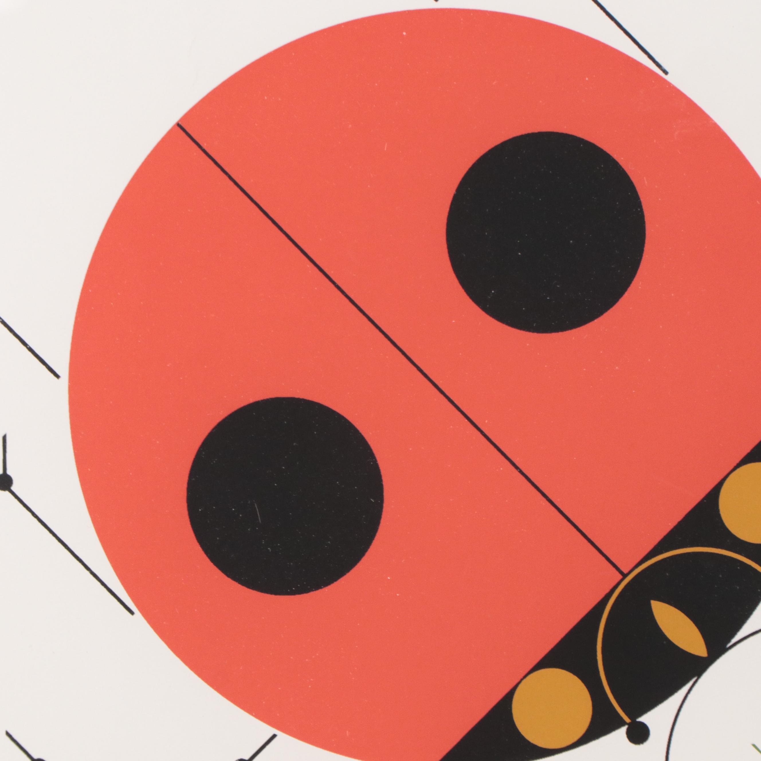 Charley Harper Serigraph "Last Aphid"
