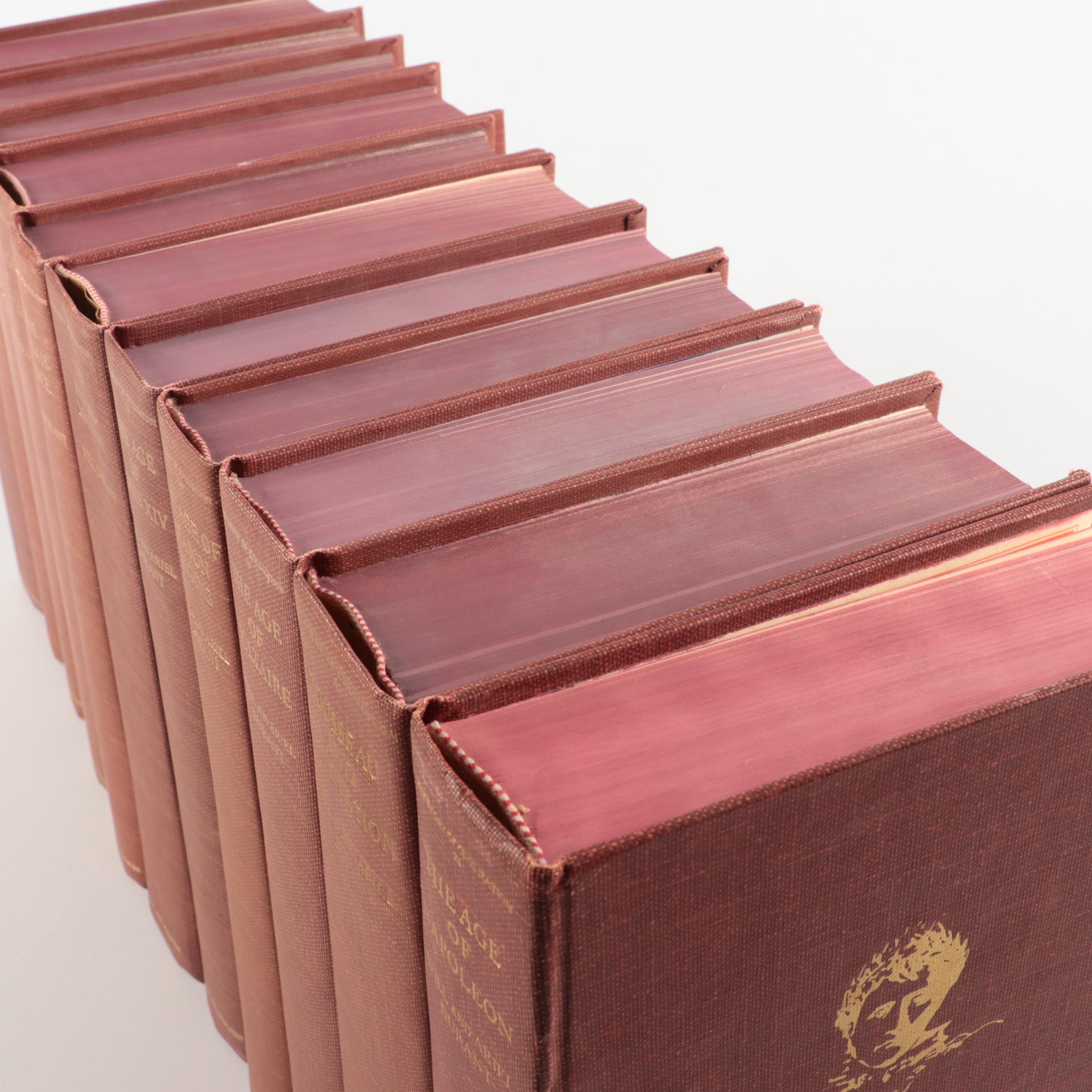 Book Club Edition "The Story of Civilization" Complete Eleven-Volume Set