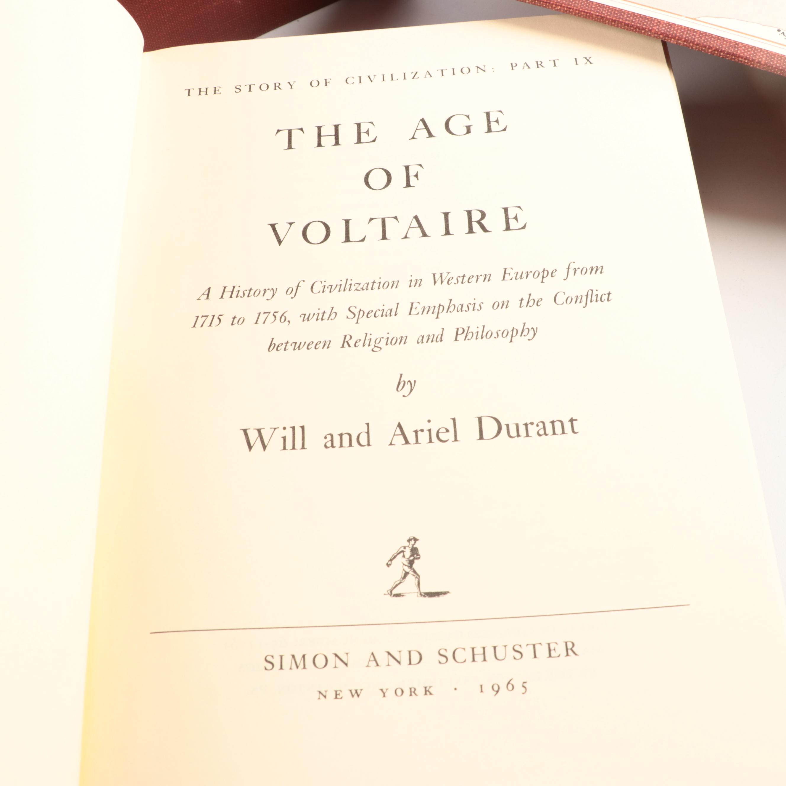 Book Club Edition "The Story of Civilization" Complete Eleven-Volume Set