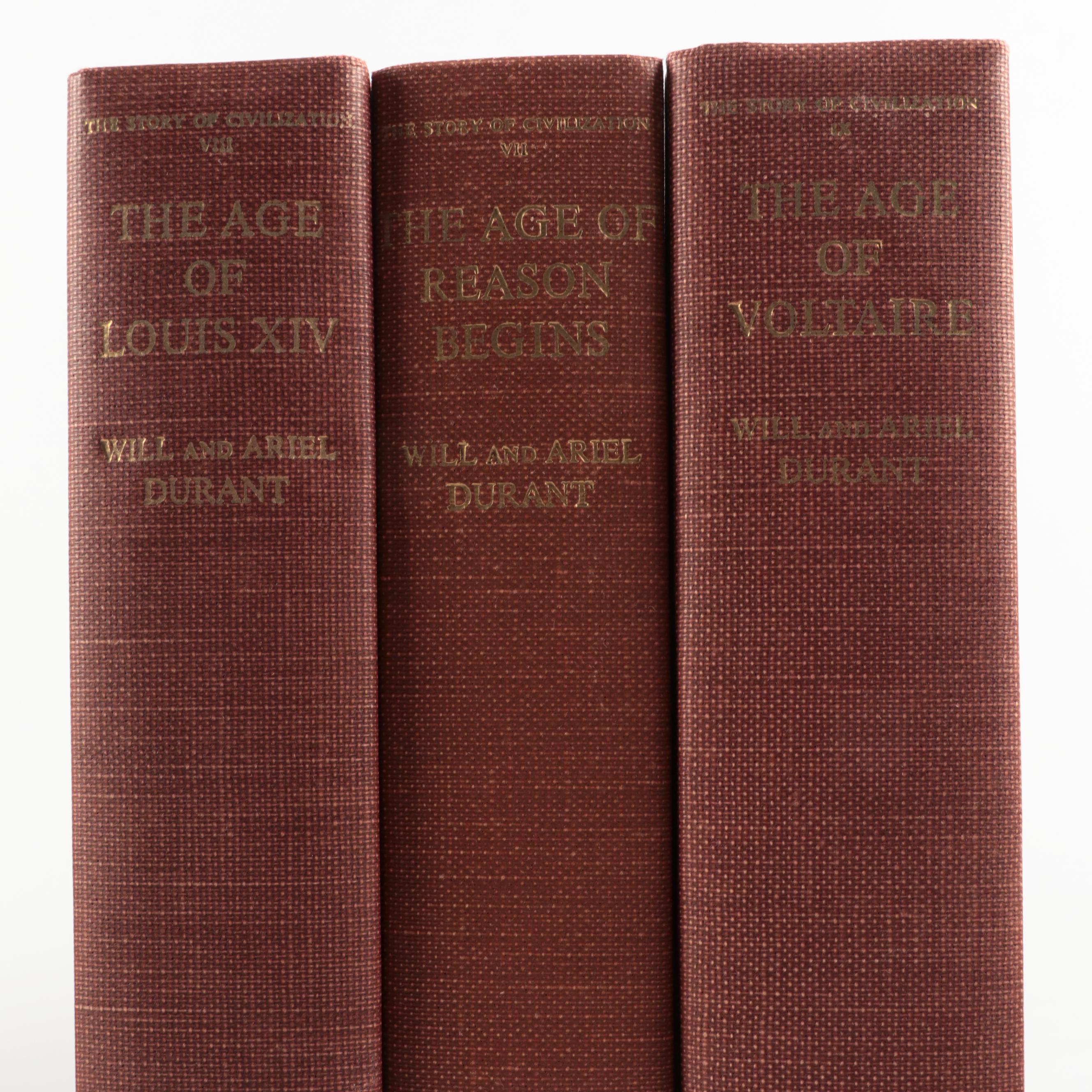 Book Club Edition "The Story of Civilization" Complete Eleven-Volume Set