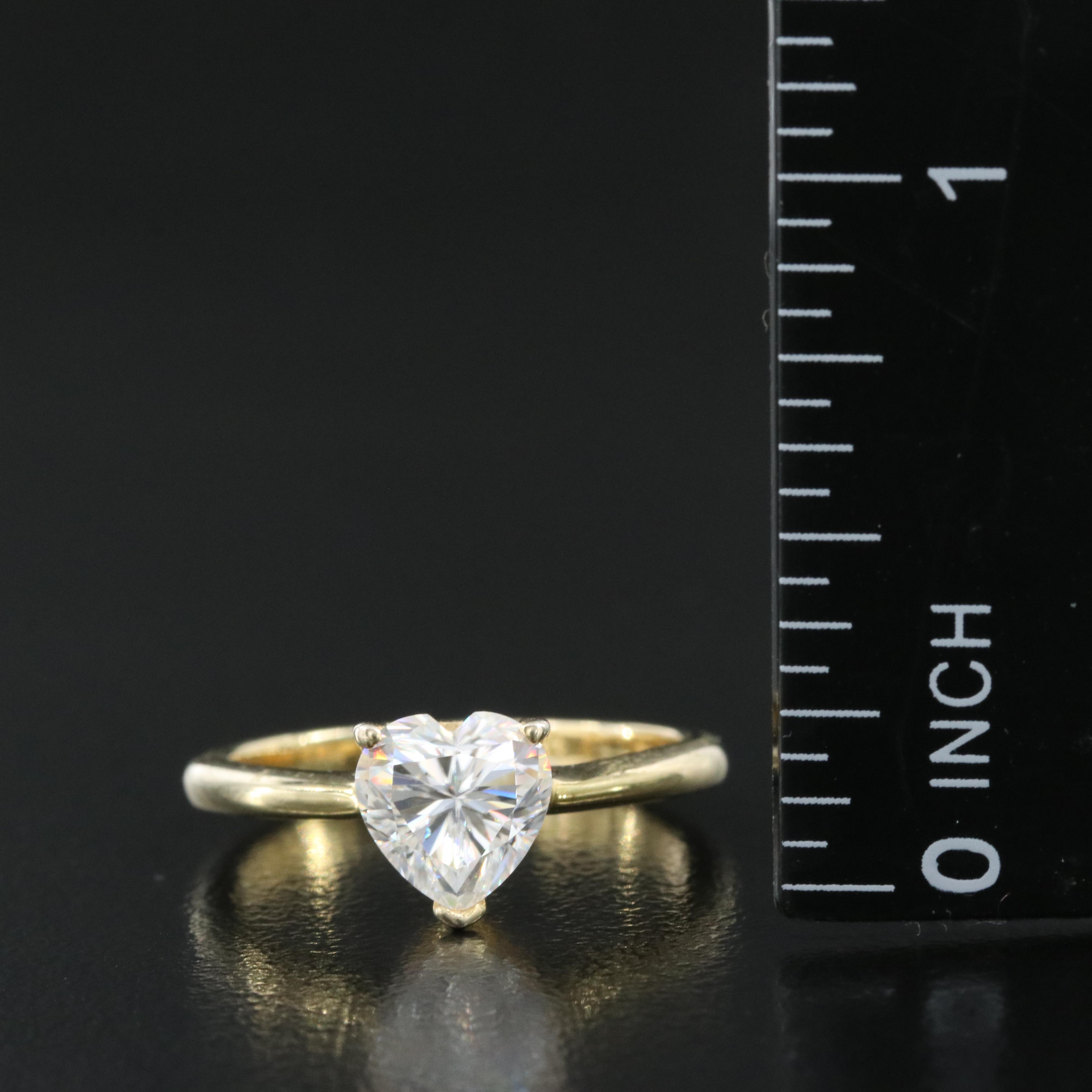 Sterling Moissanite Ring