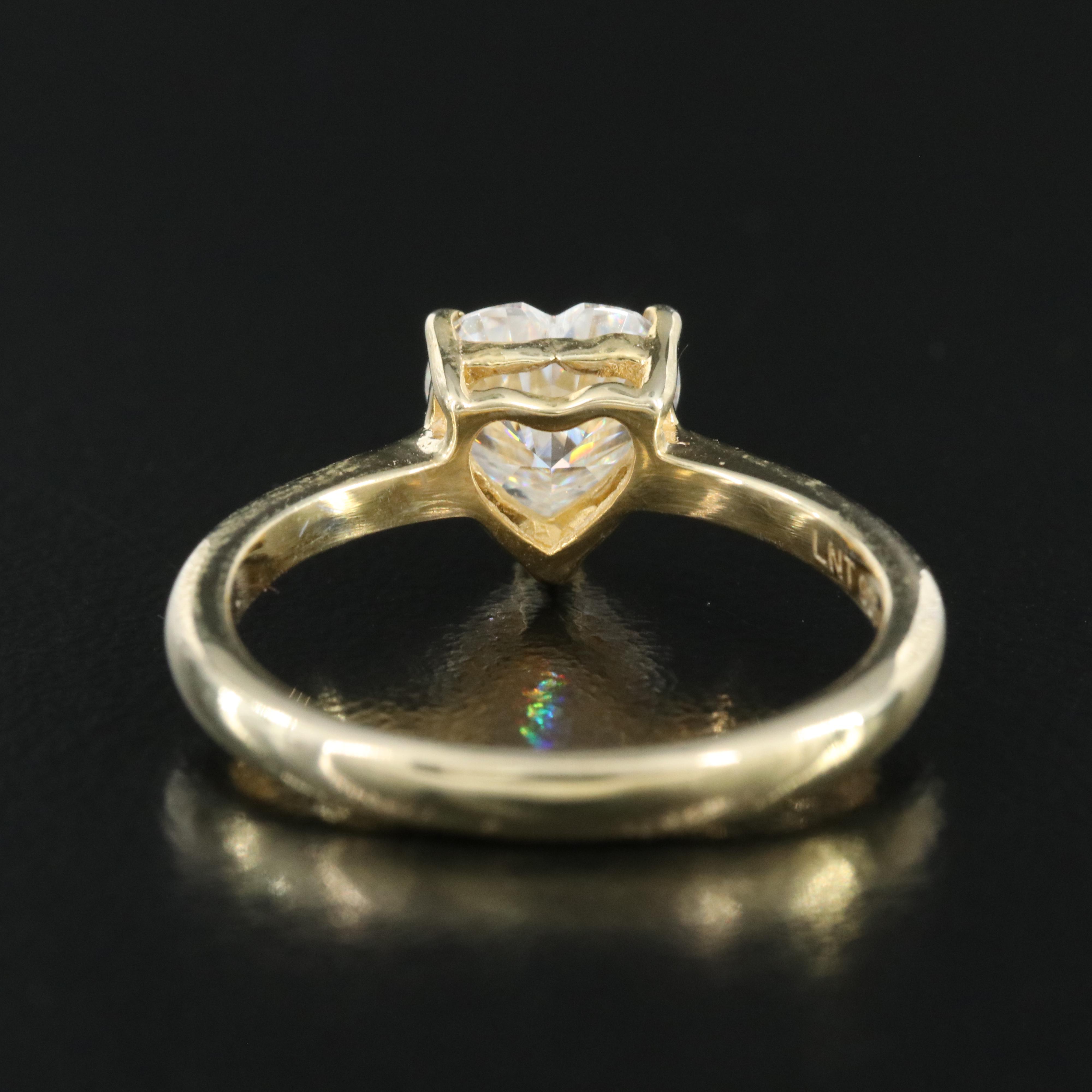 Sterling Moissanite Ring