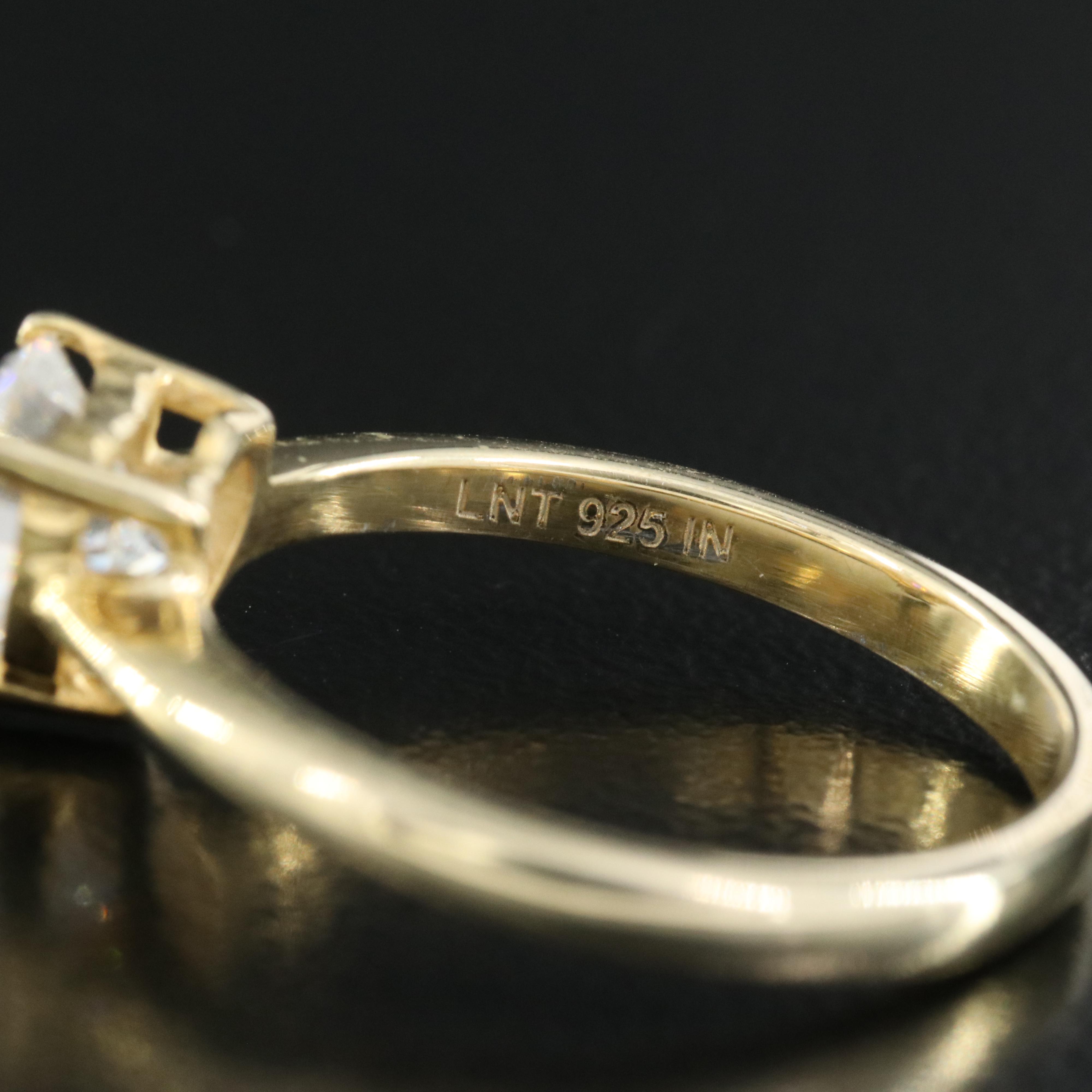 Sterling Moissanite Ring