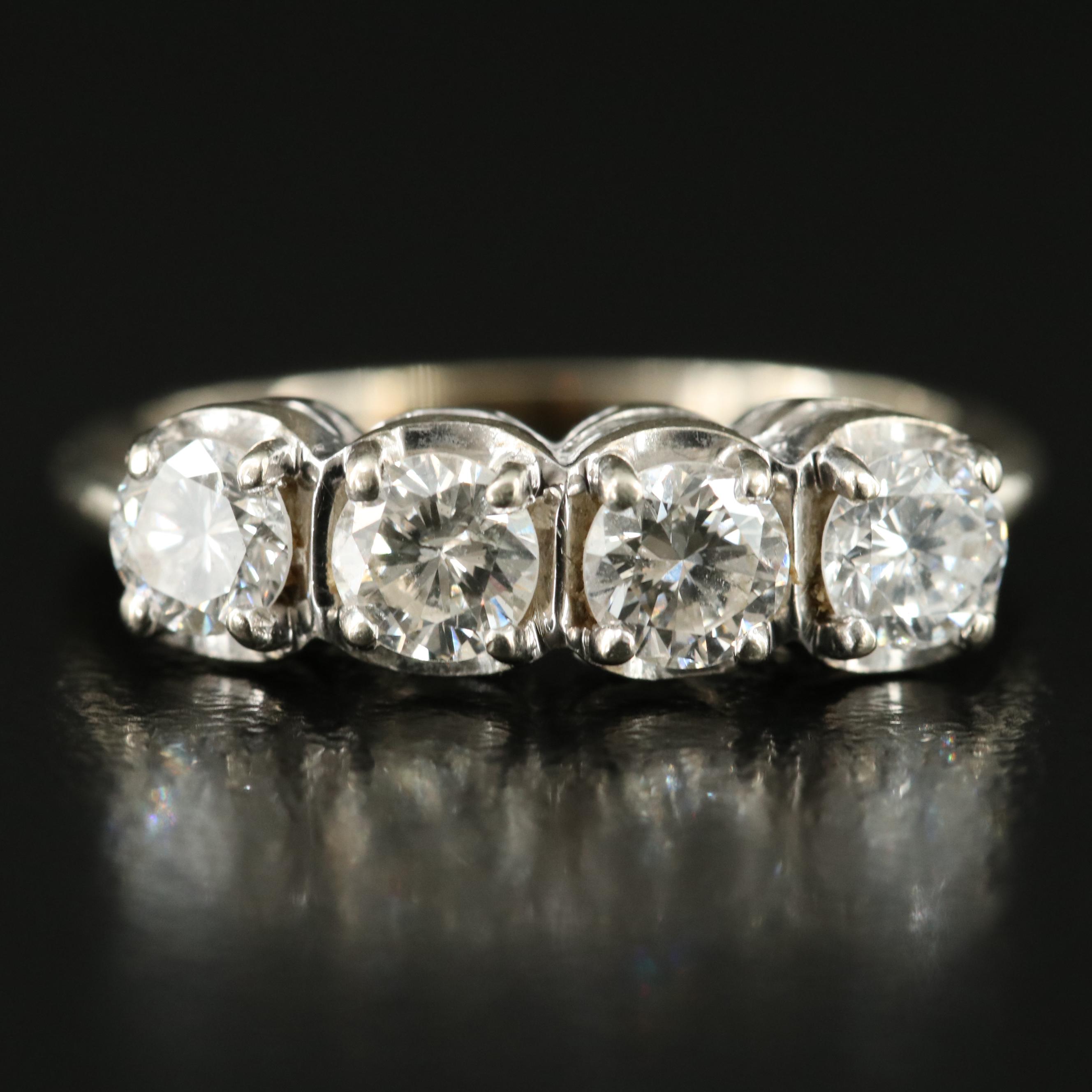 14K 0.88 CTW Diamond Ring