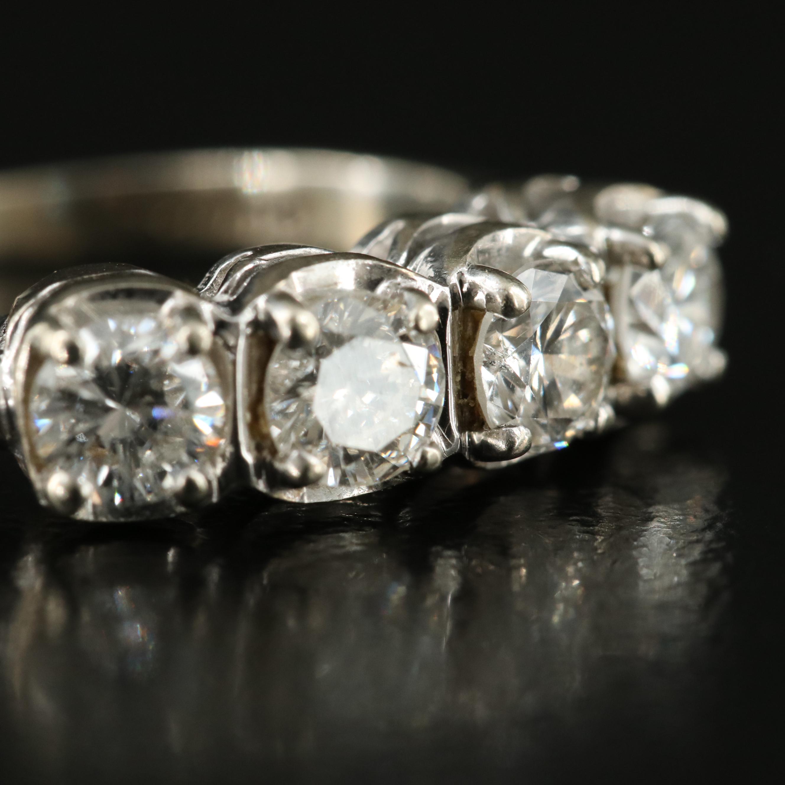 14K 0.88 CTW Diamond Ring