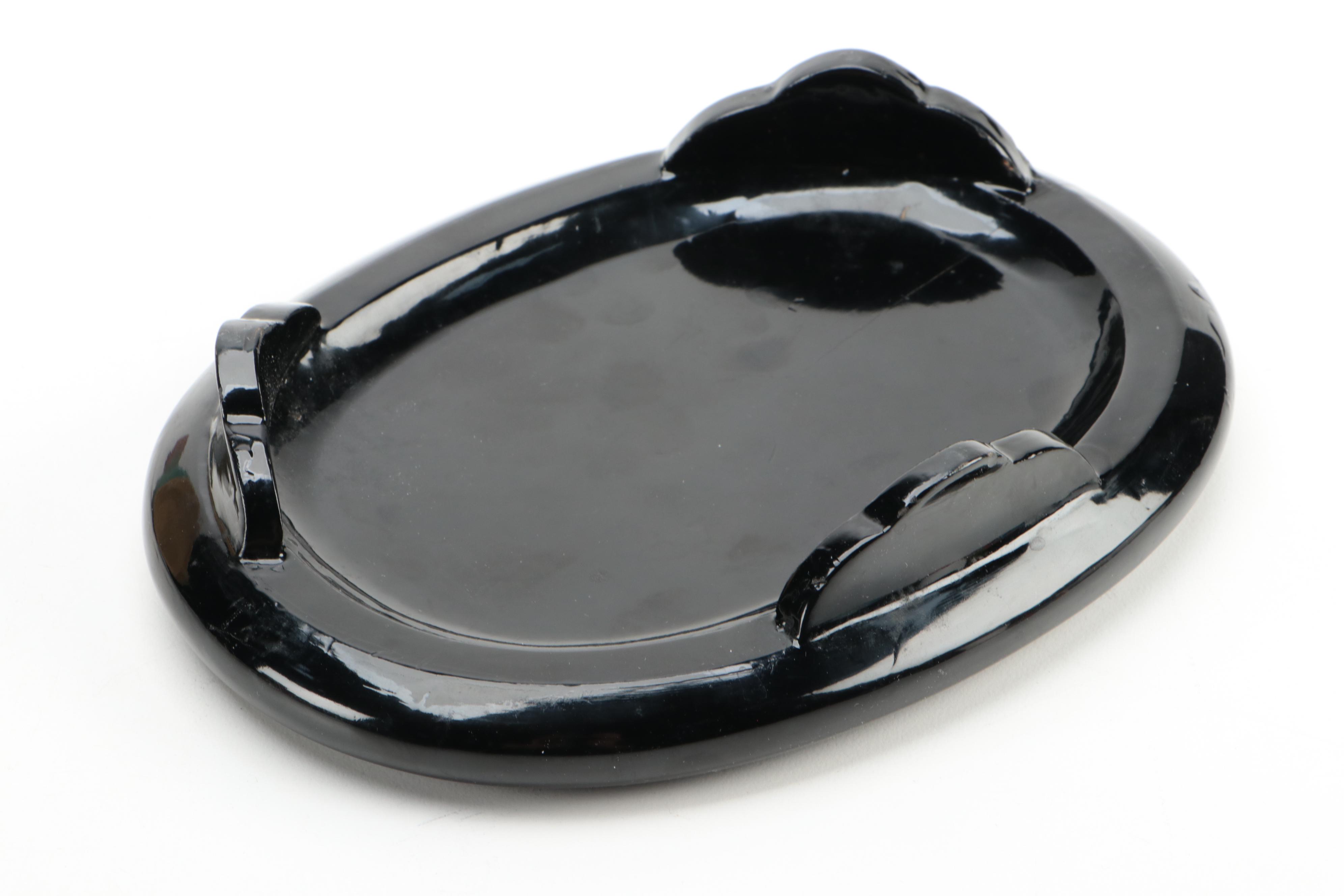 Roseville Pottery Double Handled Peony Vase