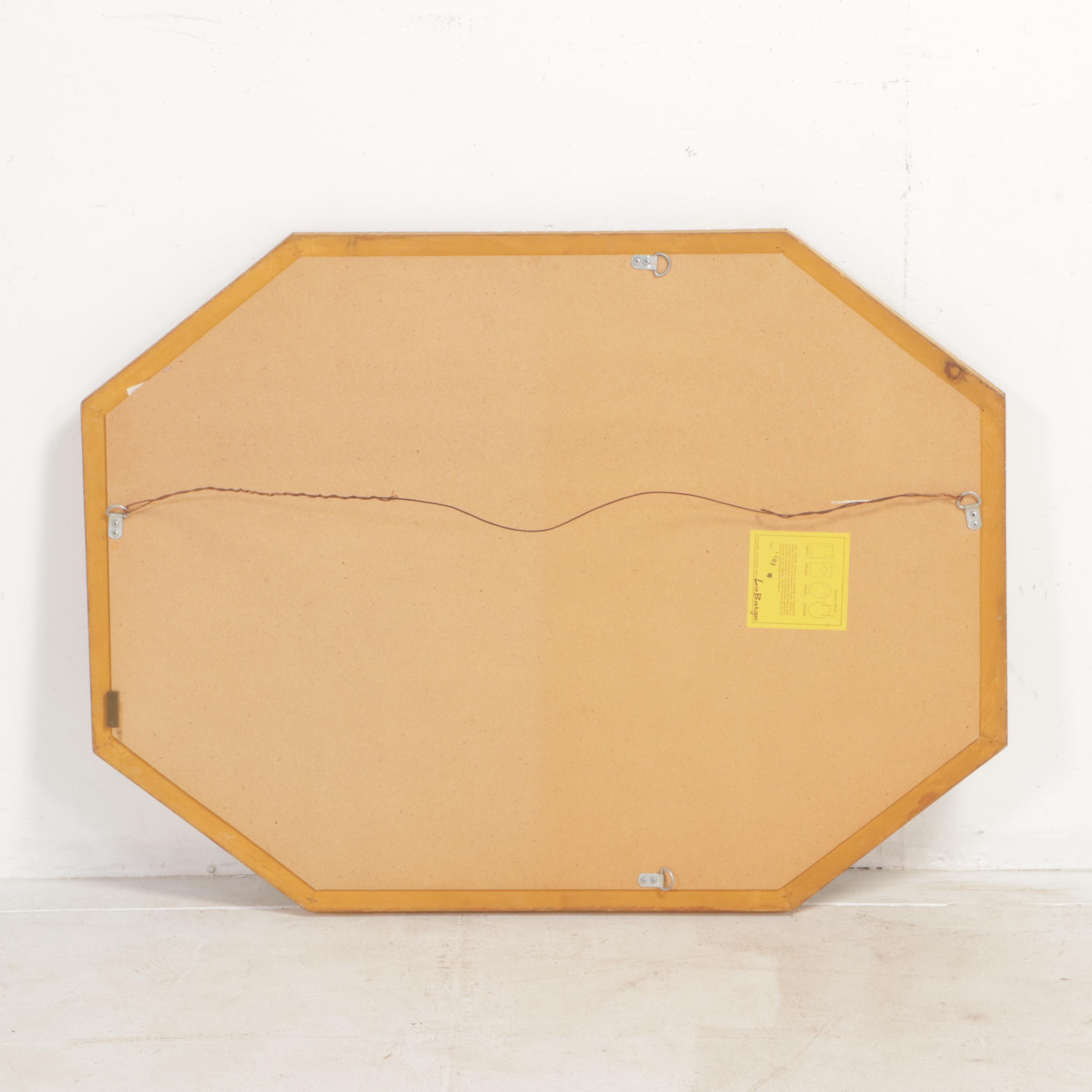 La Barge Octagonal Gilt Wood Mirror