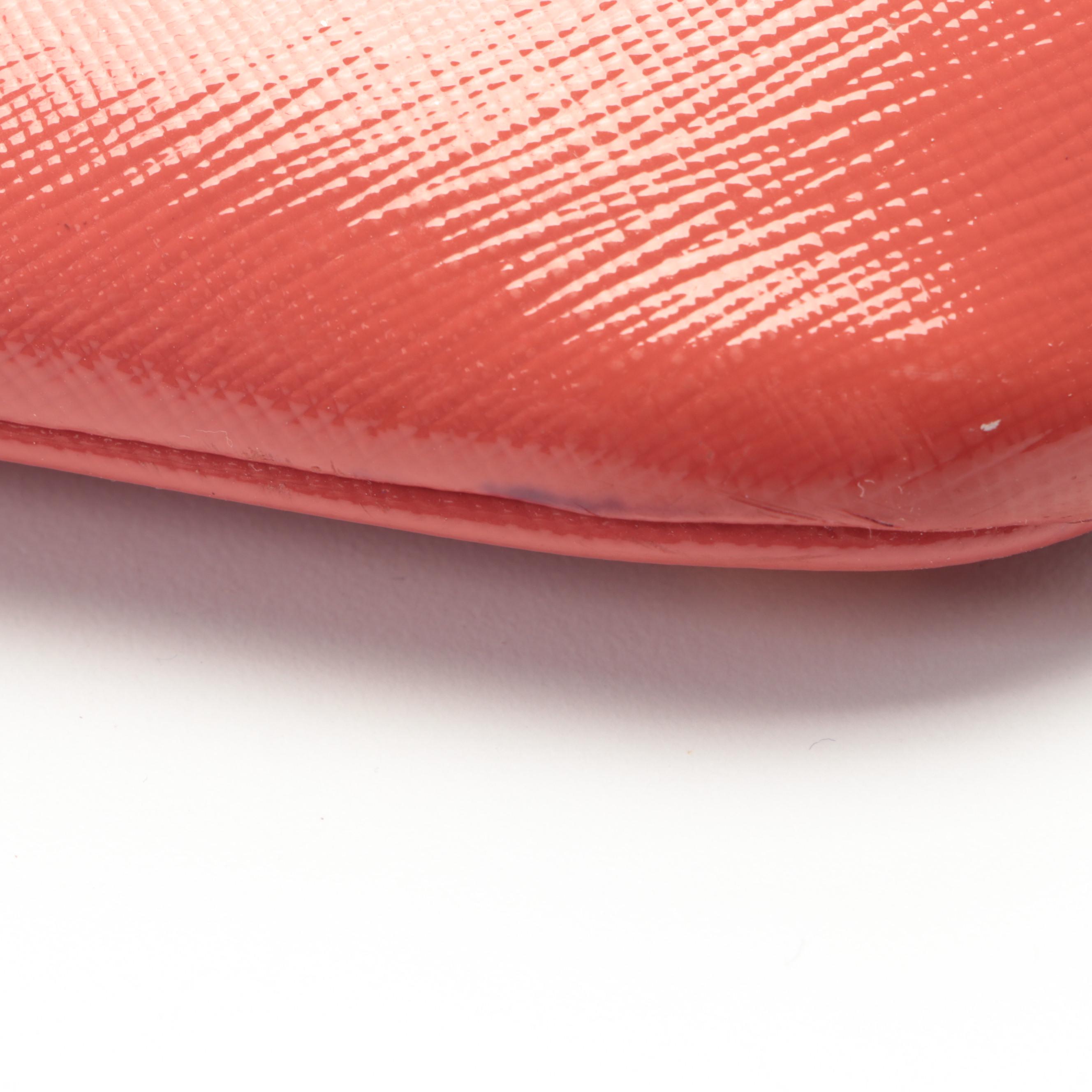 Prada Patent Saffiano Leather Top Handle Bag