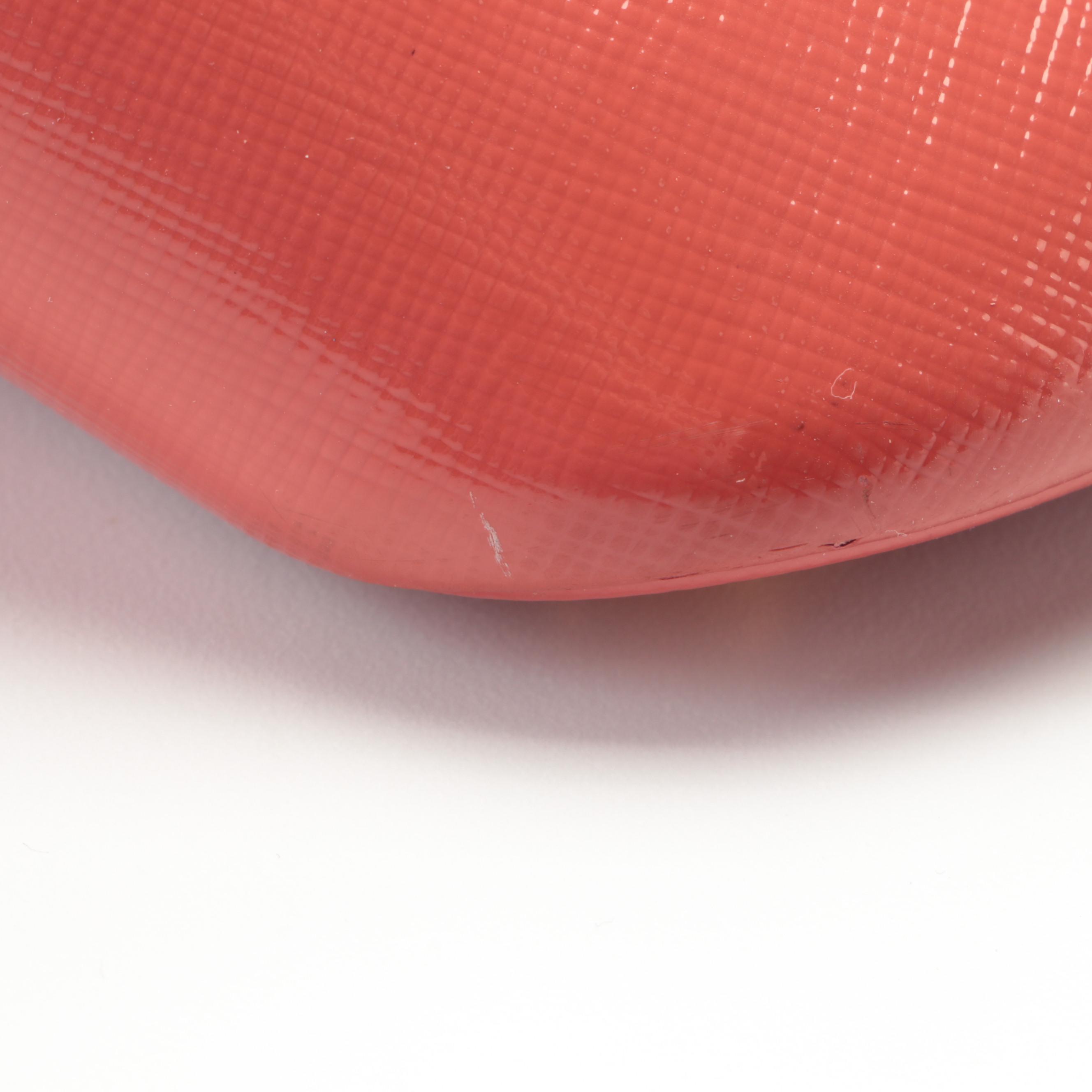 Prada Patent Saffiano Leather Top Handle Bag