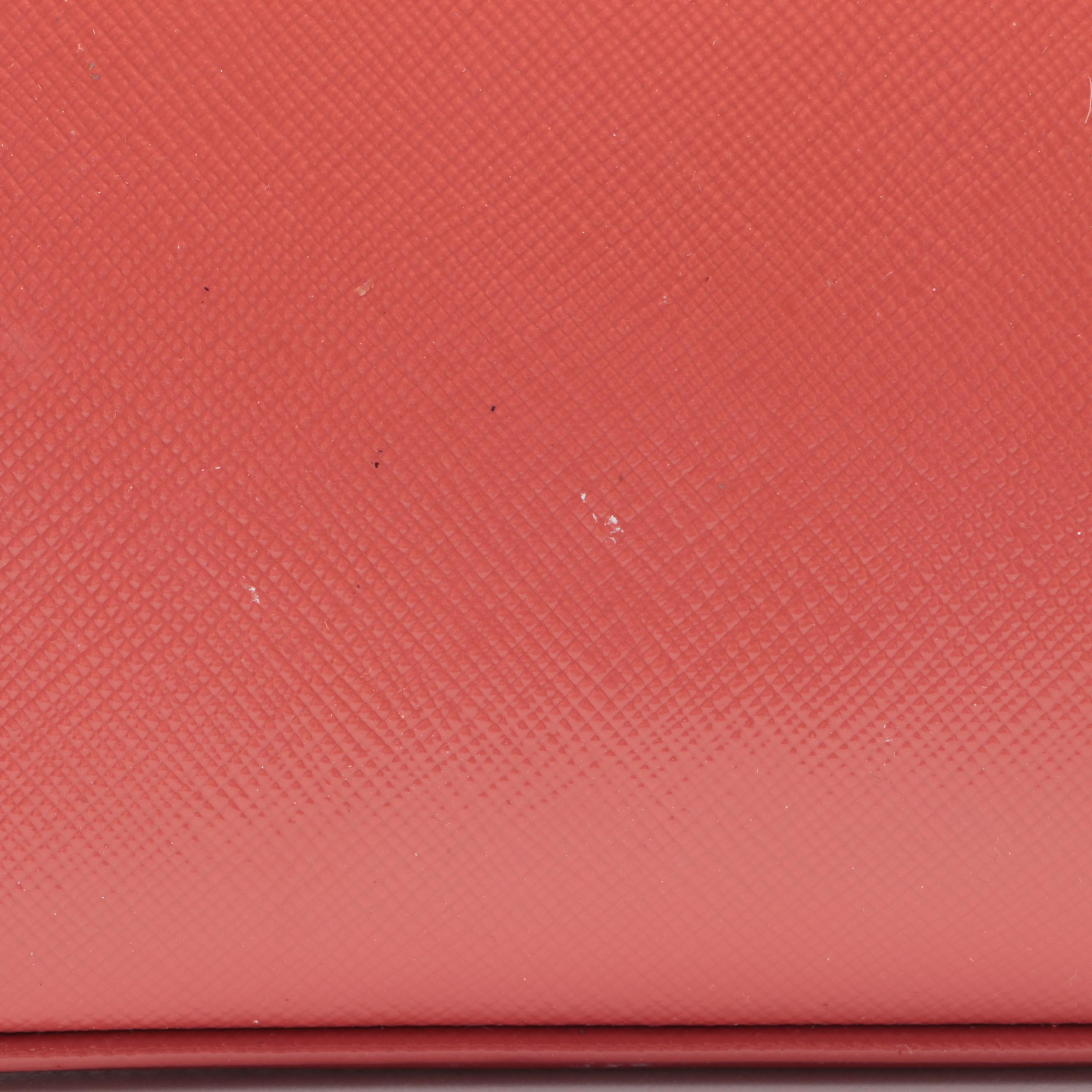 Prada Patent Saffiano Leather Top Handle Bag