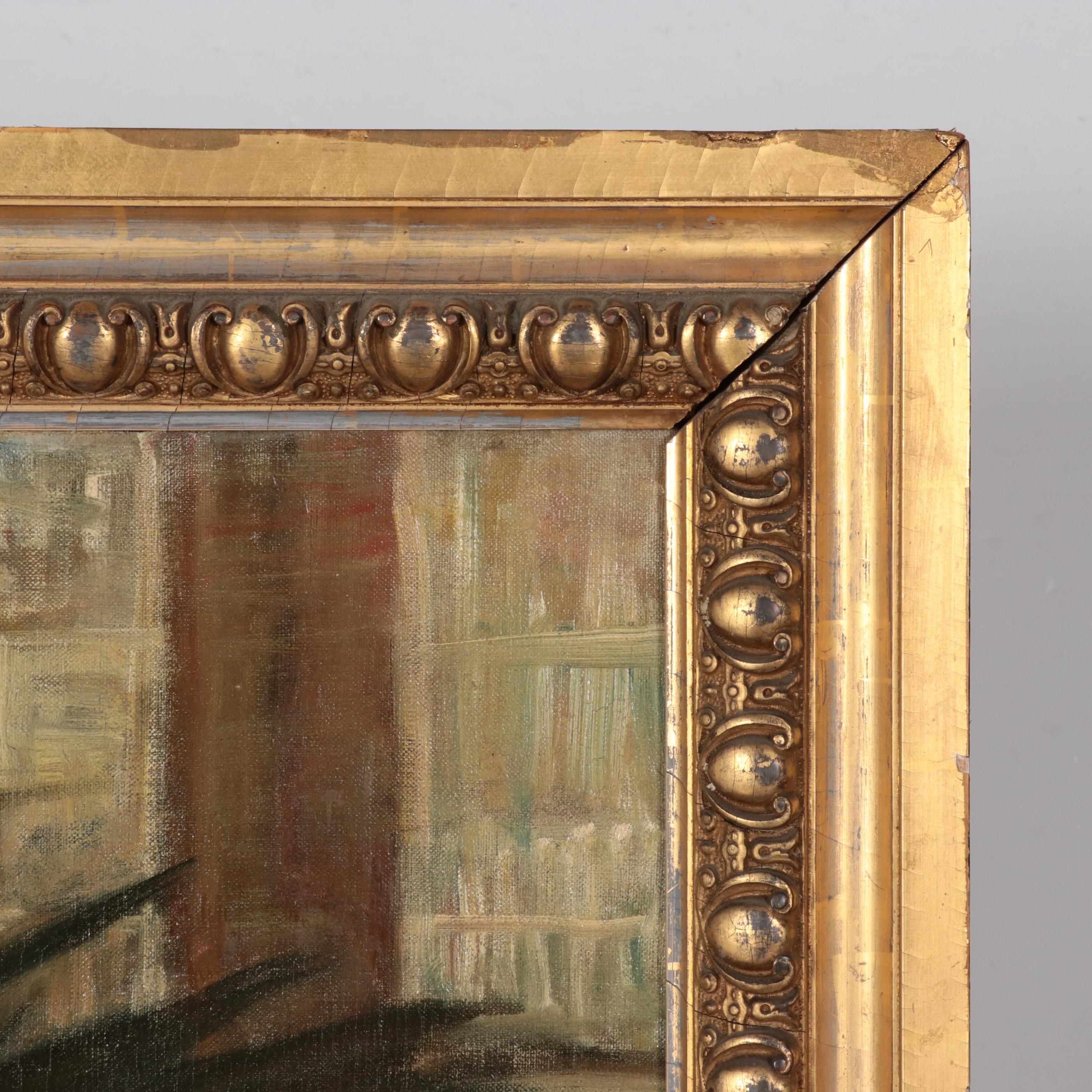 Cornelis Spoor Oil Painting Portrait of European Noble Woman, Circa 1920