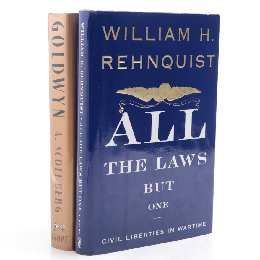 Signed First Edition "All the Laws But One" by William H. Rehnquist and More