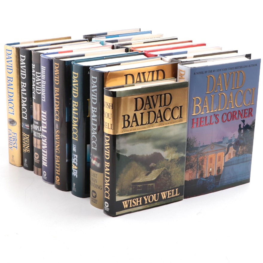 Signed First Edition "Last Man Standing" and More by David Baldacci