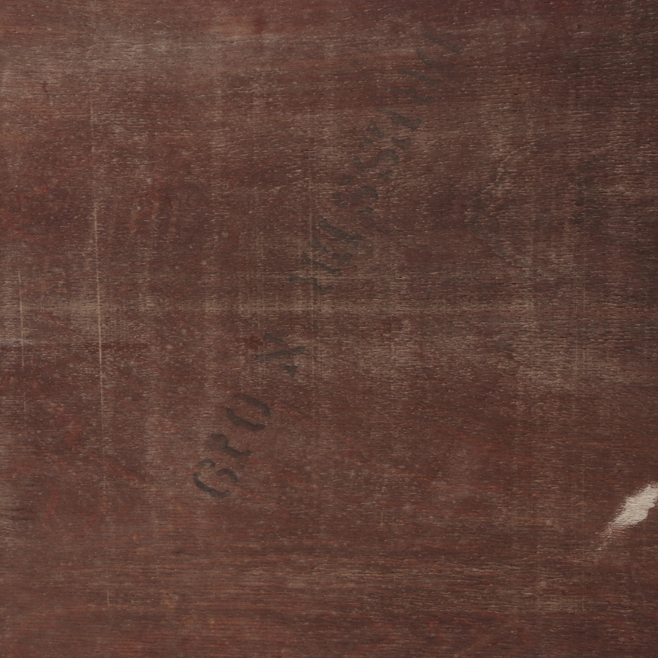 Louis XVI Style Walnut Dresser with Mirror, 1930s