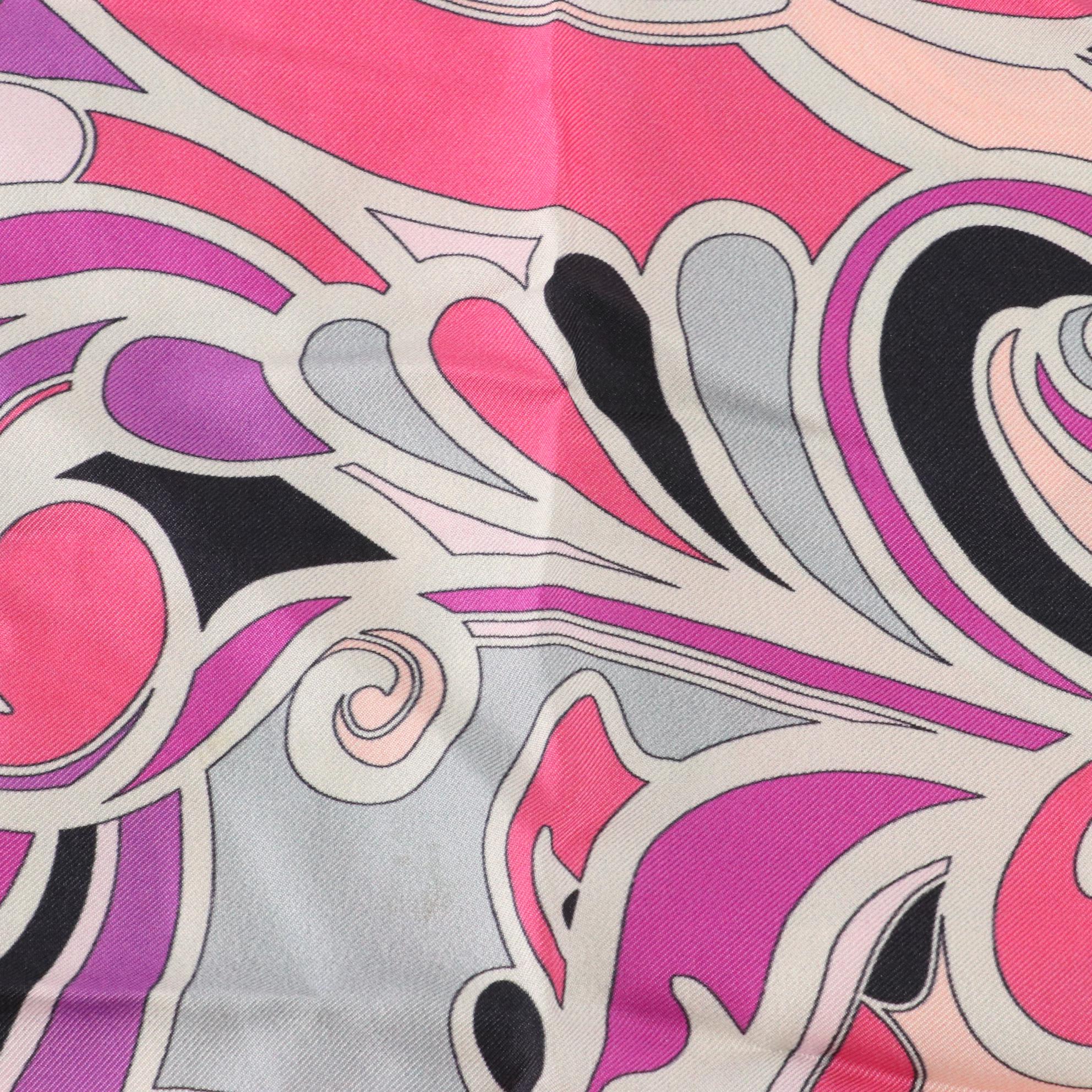 Emilio Pucci Scarf in Silk Print