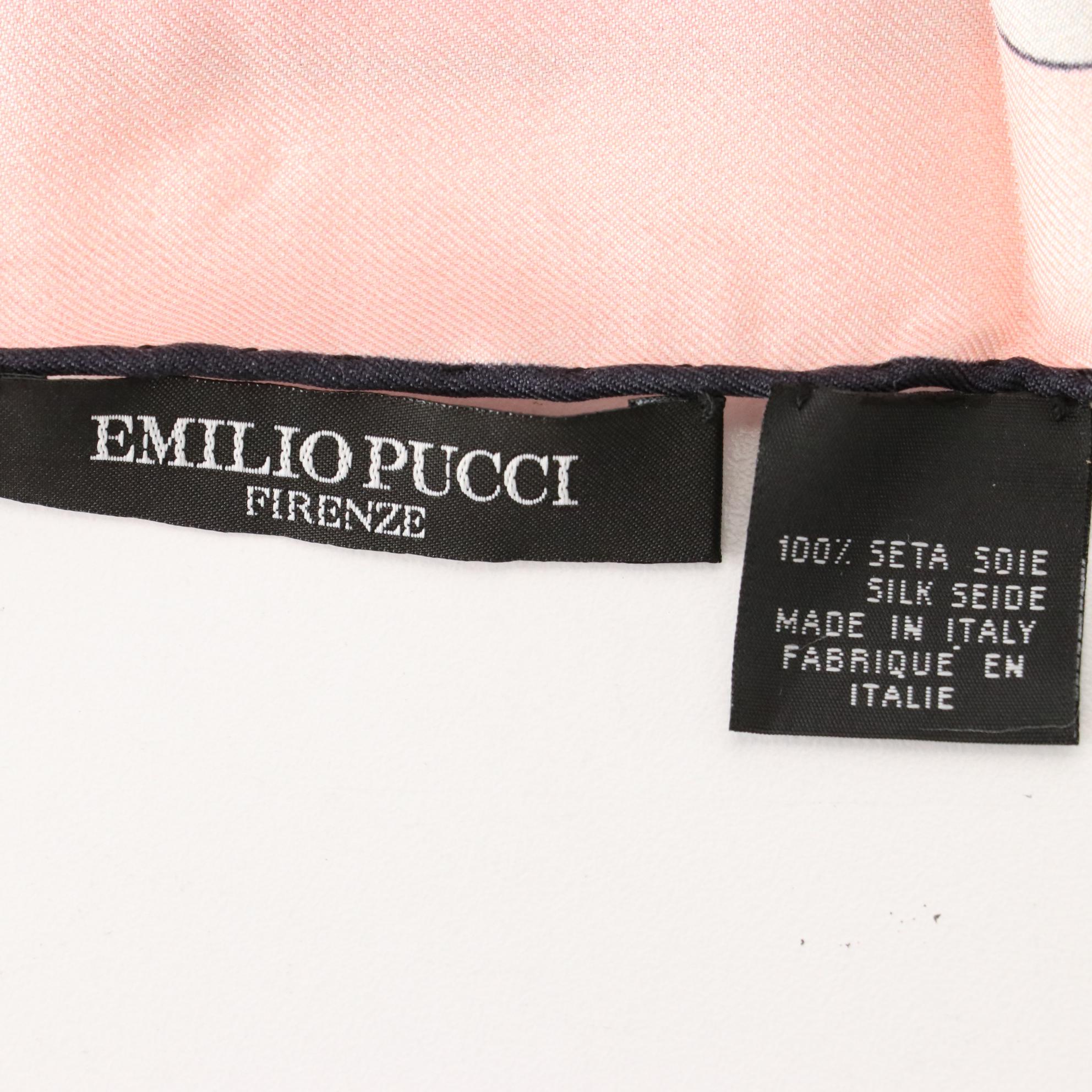 Emilio Pucci Scarf in Silk Print