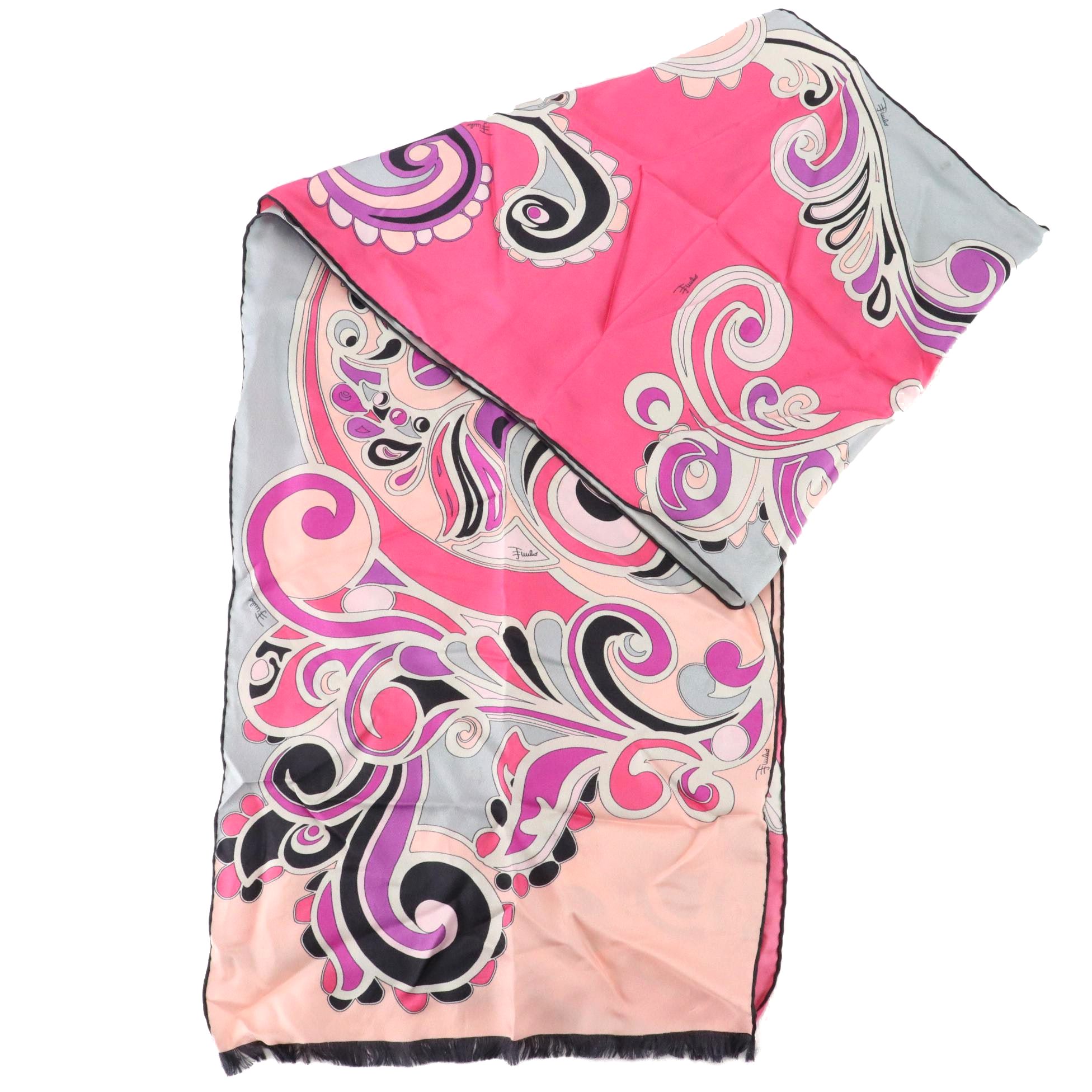 Emilio Pucci Scarf in Silk Print