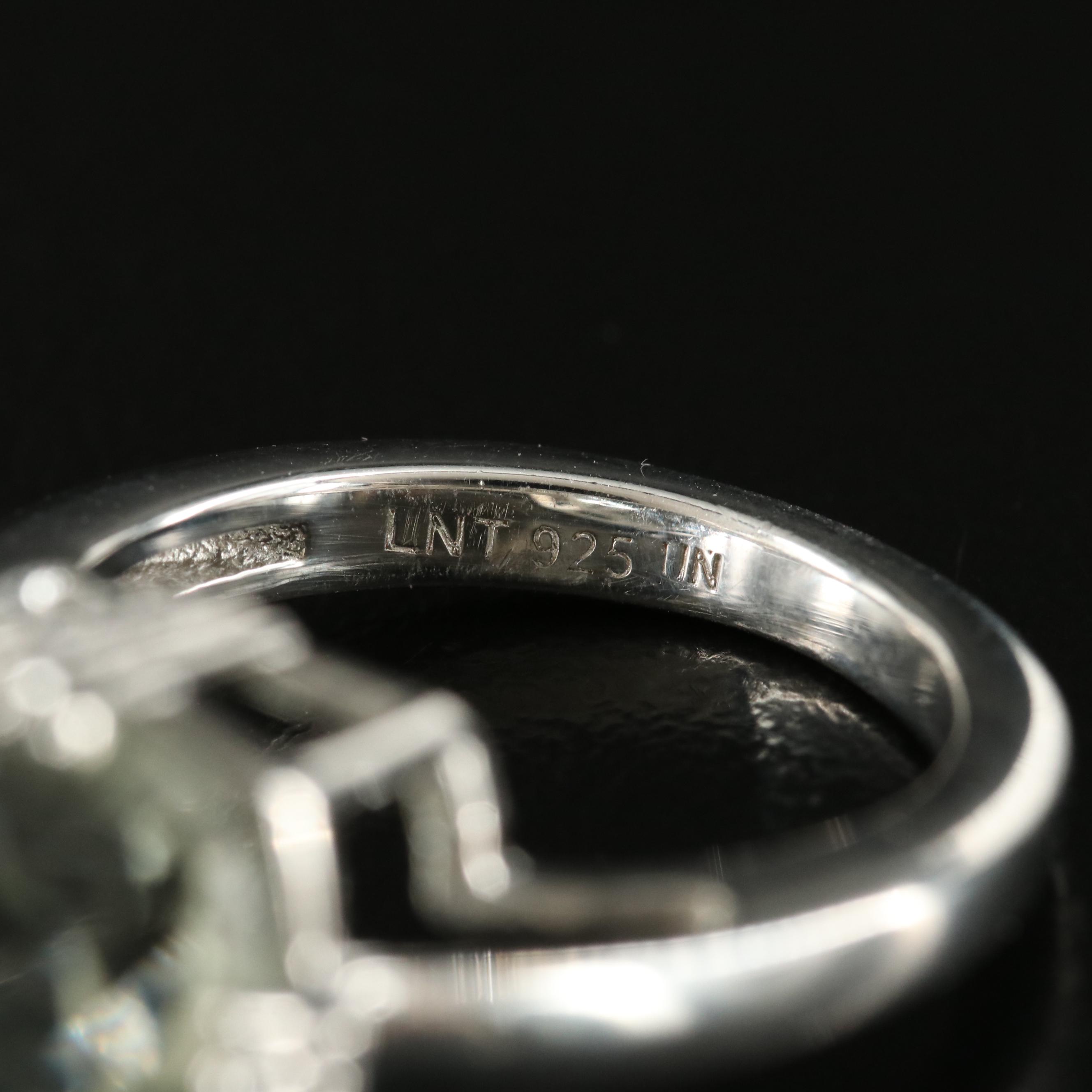 Sterling Prasiolite Rings