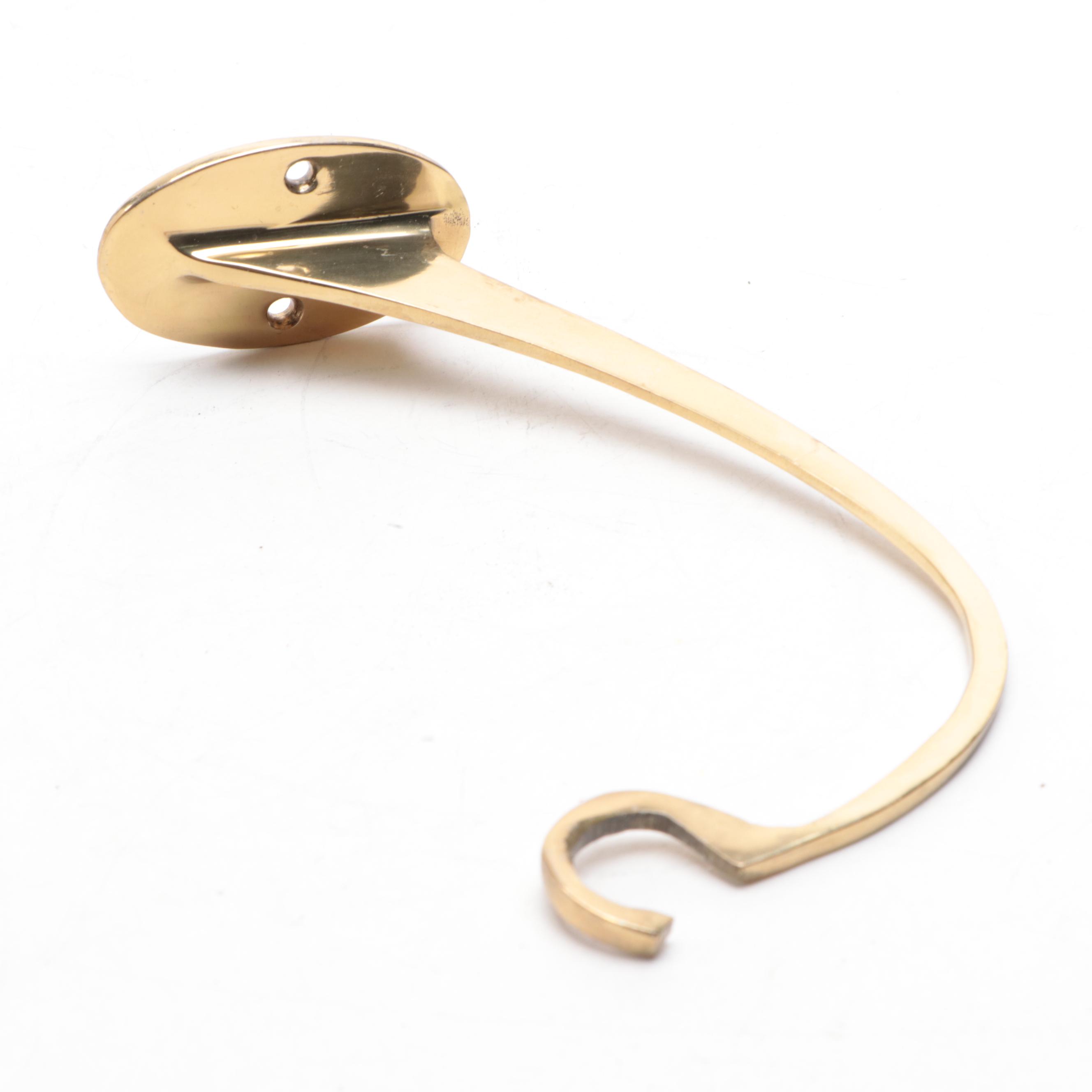 Pierced Brass Hanging Candlestick Wall Hanging Lantern, Mid to Late 20th Century