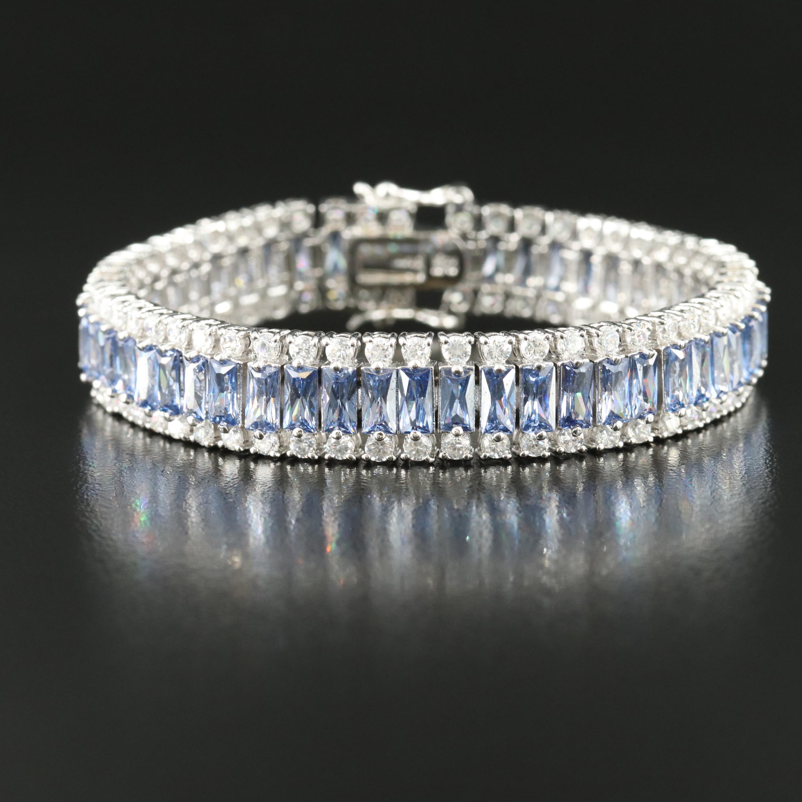 Sterling Cubic Zirconia Bracelet