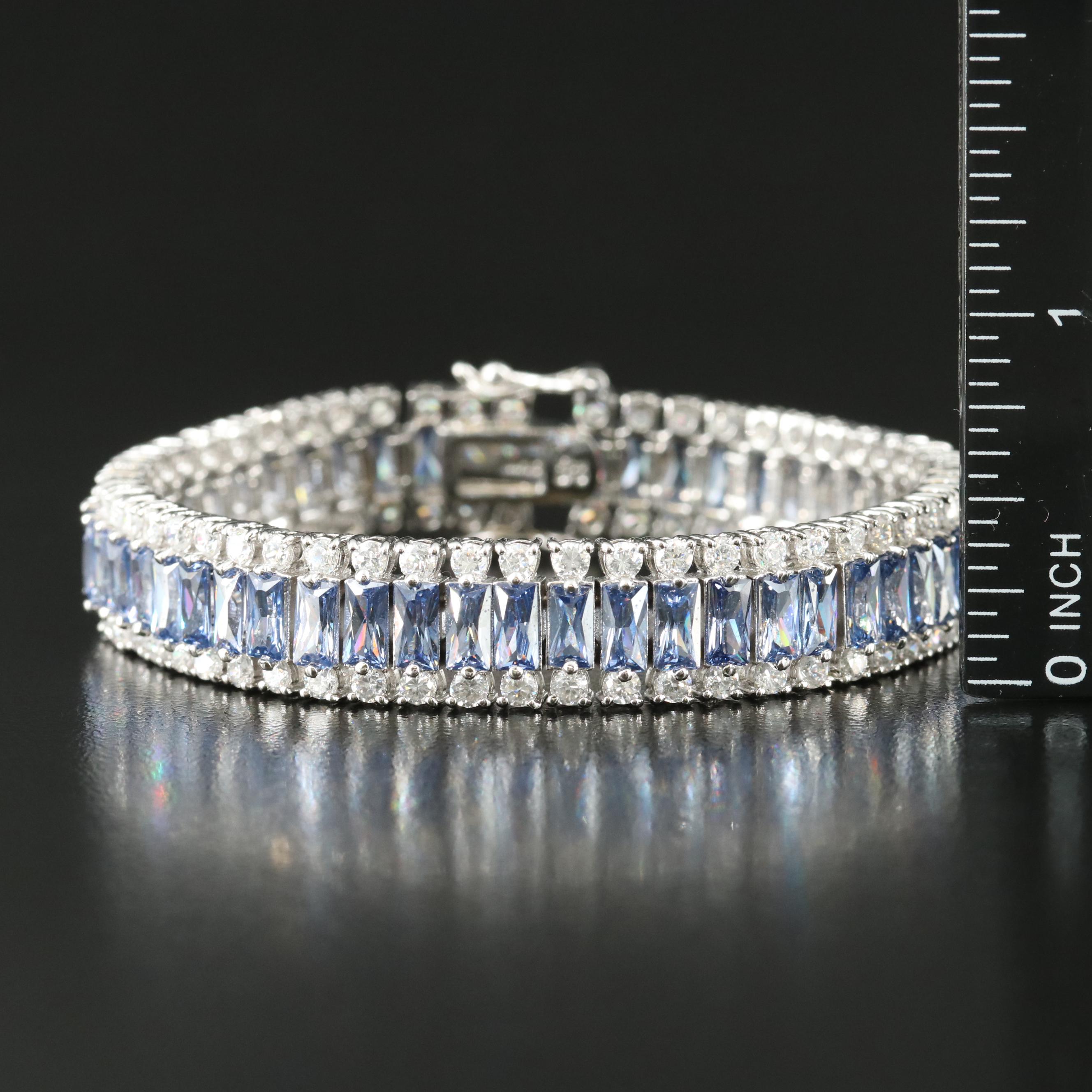 Sterling Cubic Zirconia Bracelet
