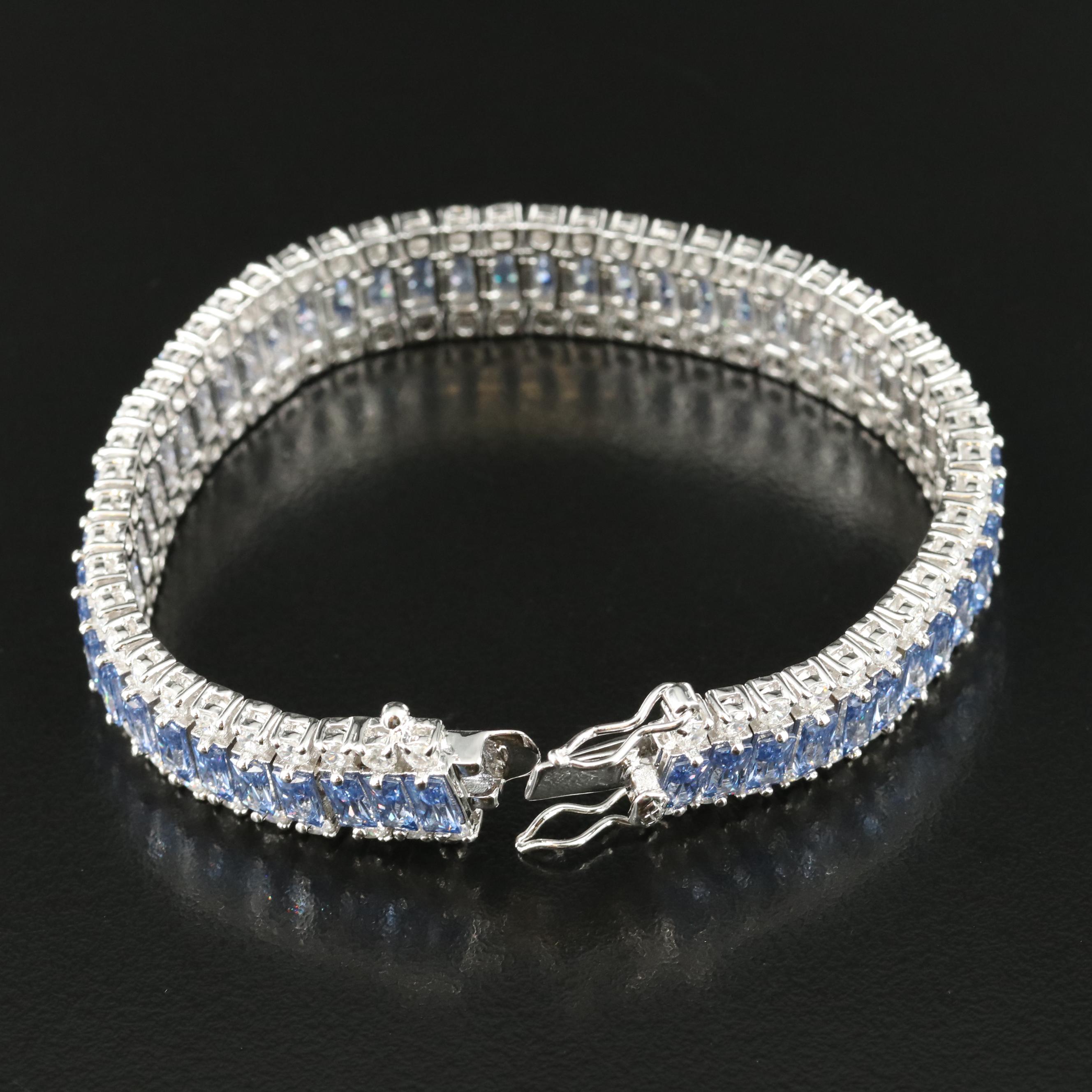 Sterling Cubic Zirconia Bracelet
