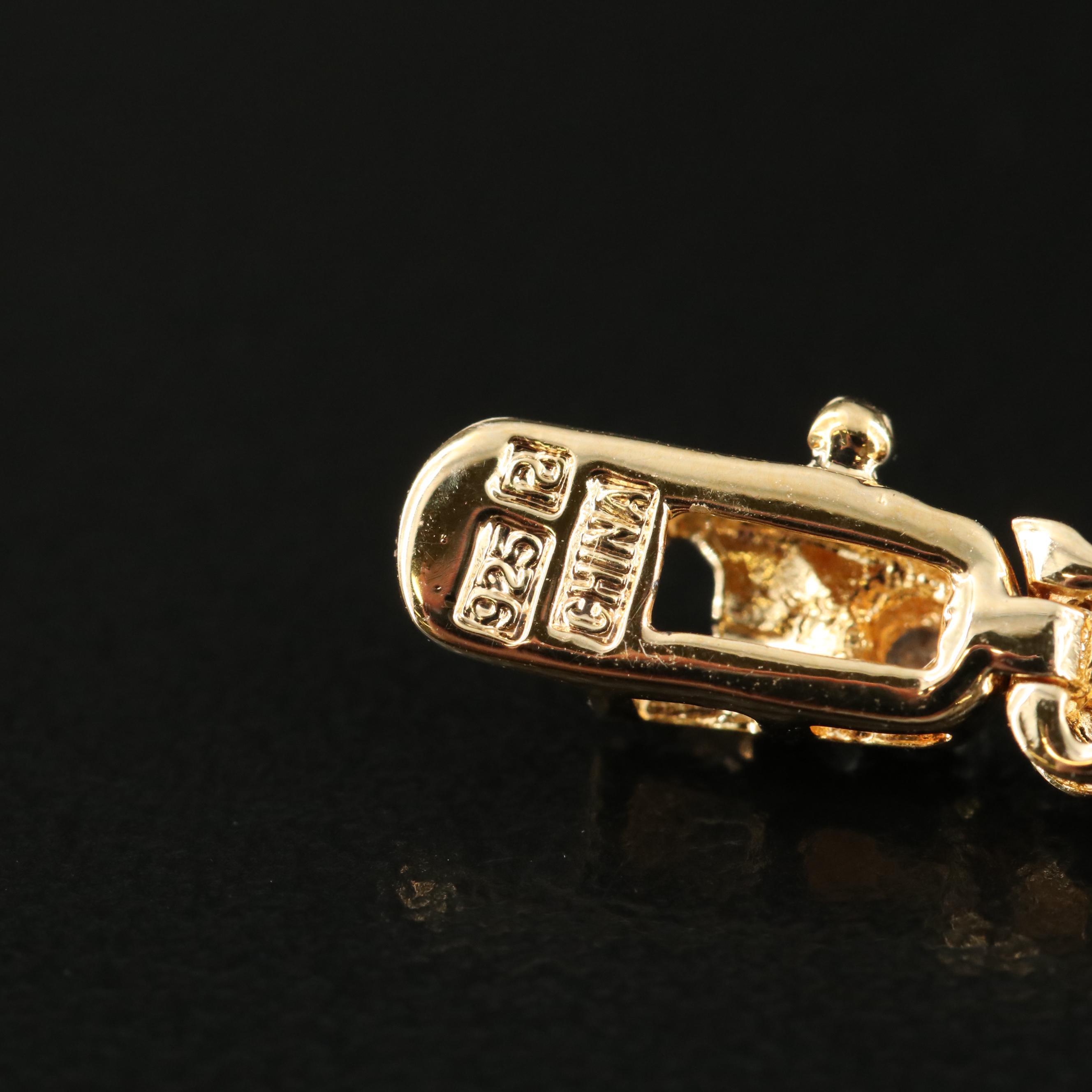 Sterling Diamond Line Bracelet