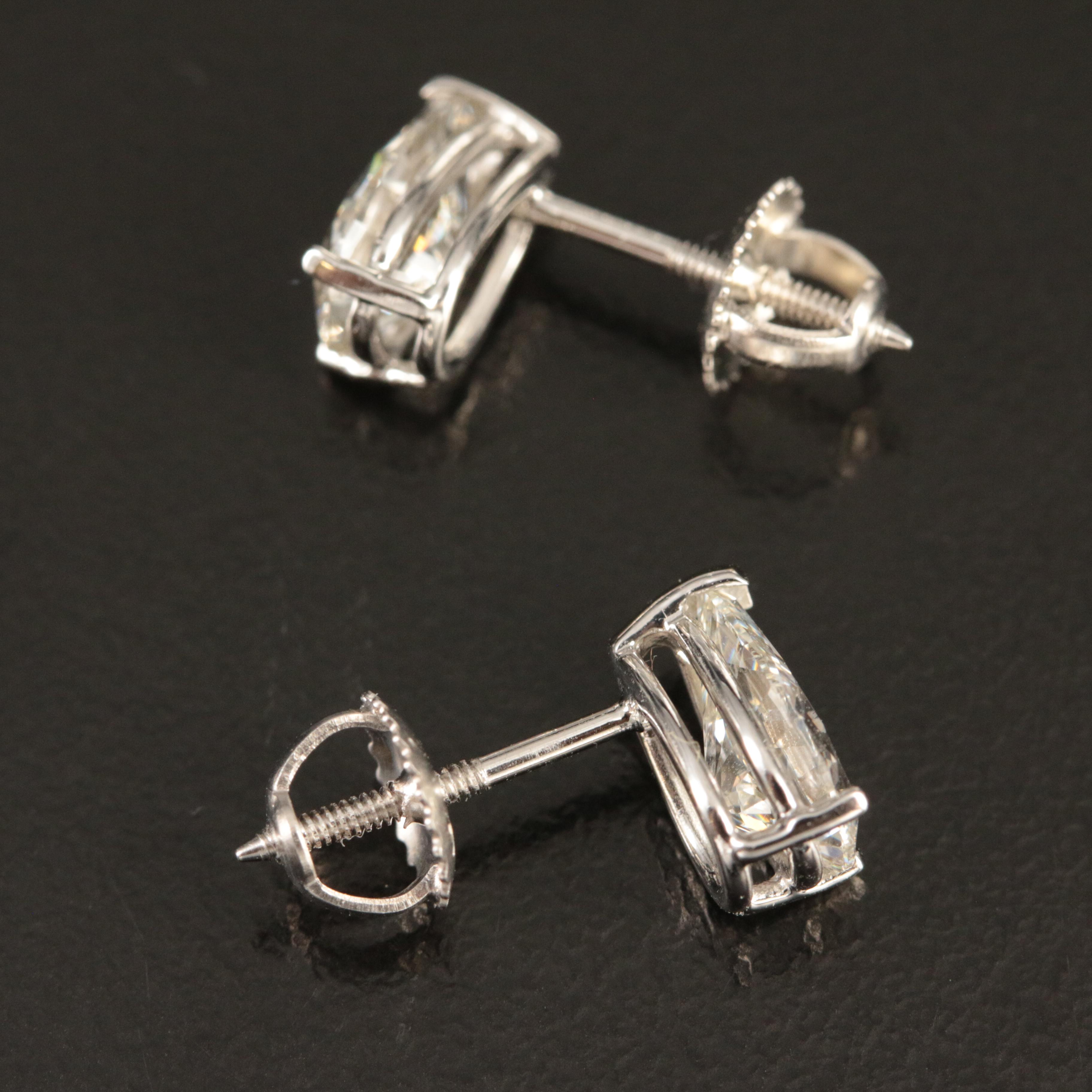 14K 2.10 CTW Lab Grown Diamond Stud Earrings