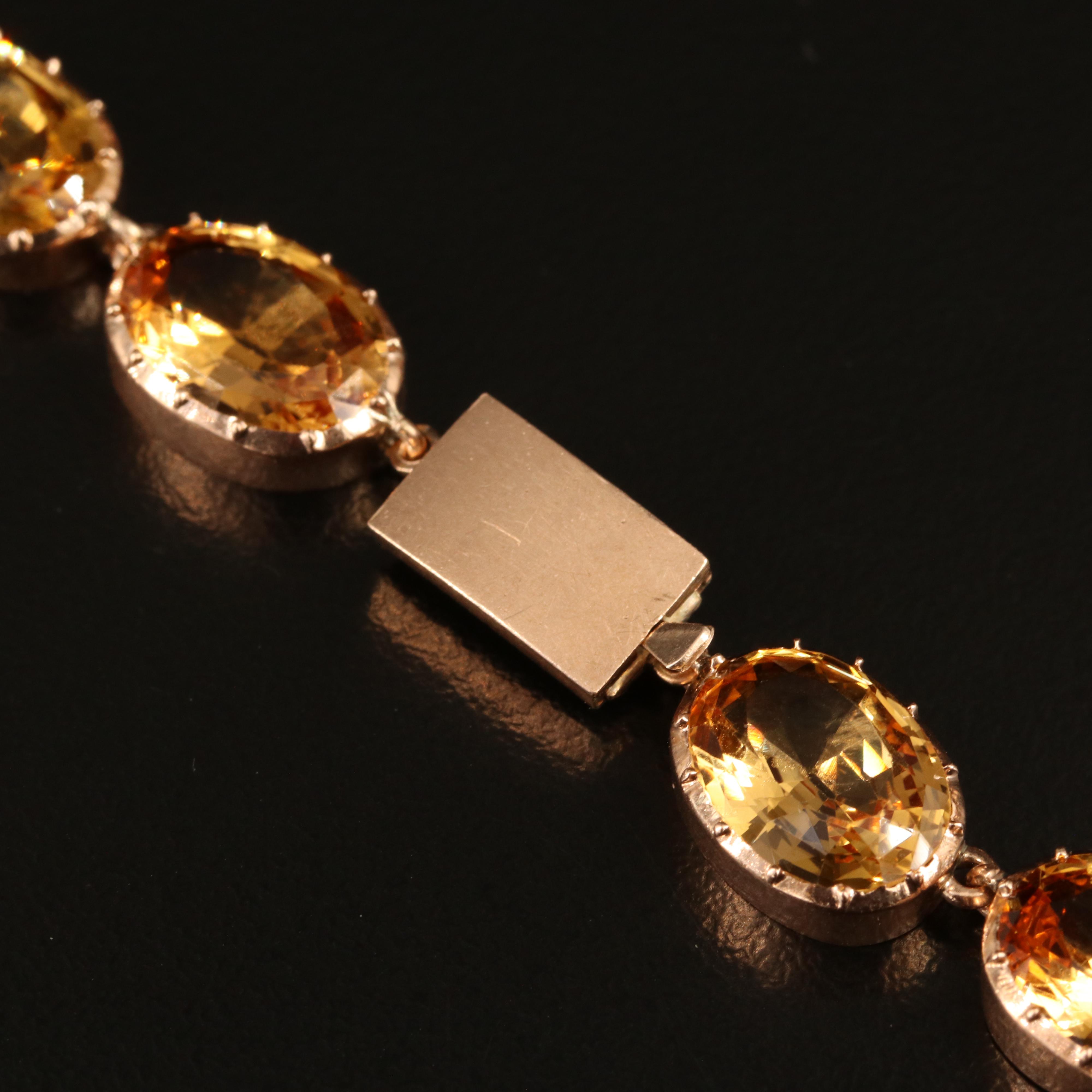 Georgian 209.60 CTW Topaz Parure in 10K & 18K, Marshall Field's Provenance