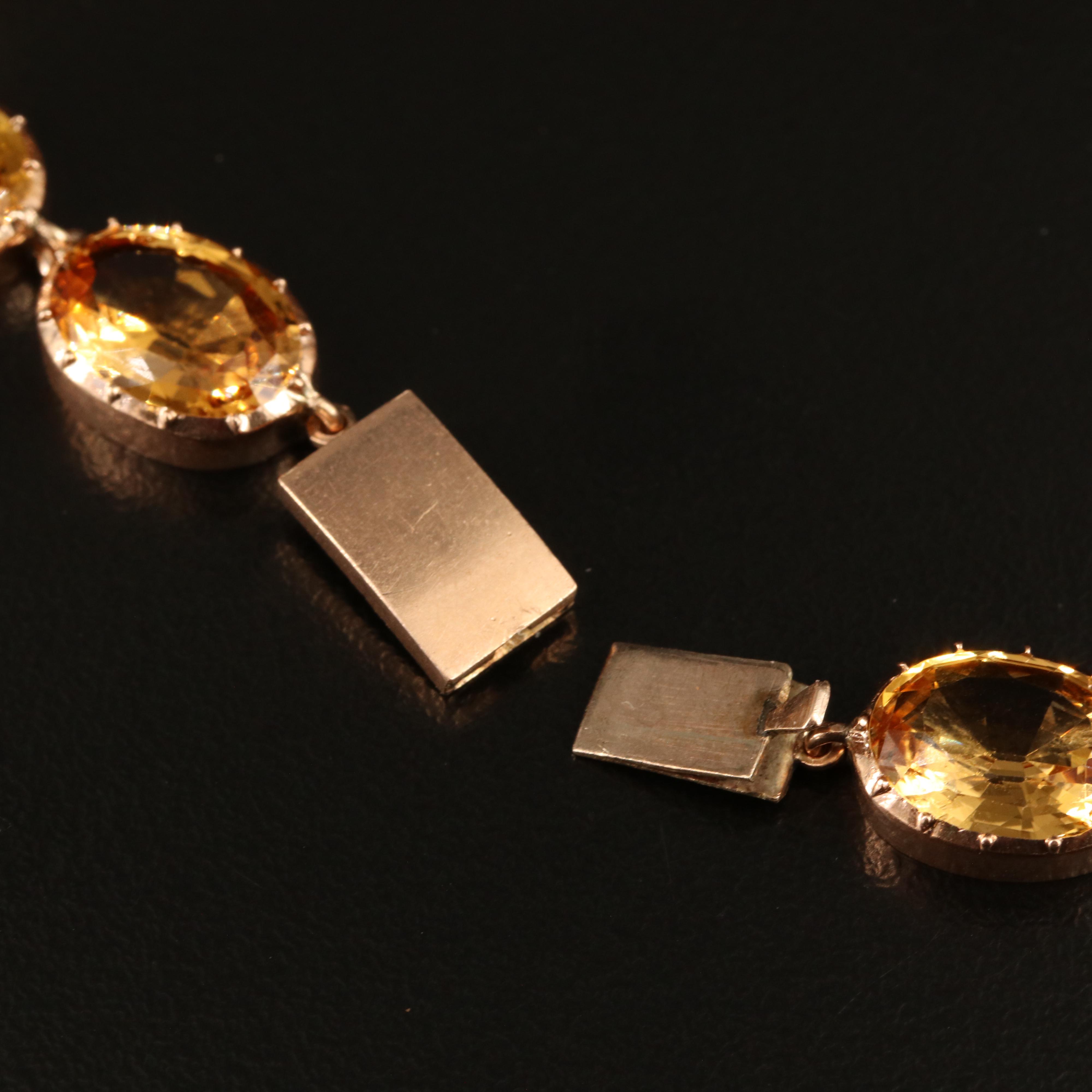 Georgian 209.60 CTW Topaz Parure in 10K & 18K, Marshall Field's Provenance